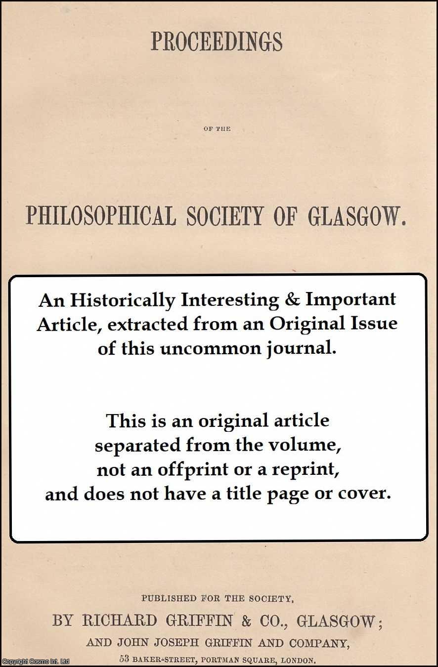 F.O. Bower - On Humboldtia laurifolia, Vahl, as a Myrmekophilous Plant. This is an original article from the Proceedings of the Glasgow Philosophical Society, 1887.