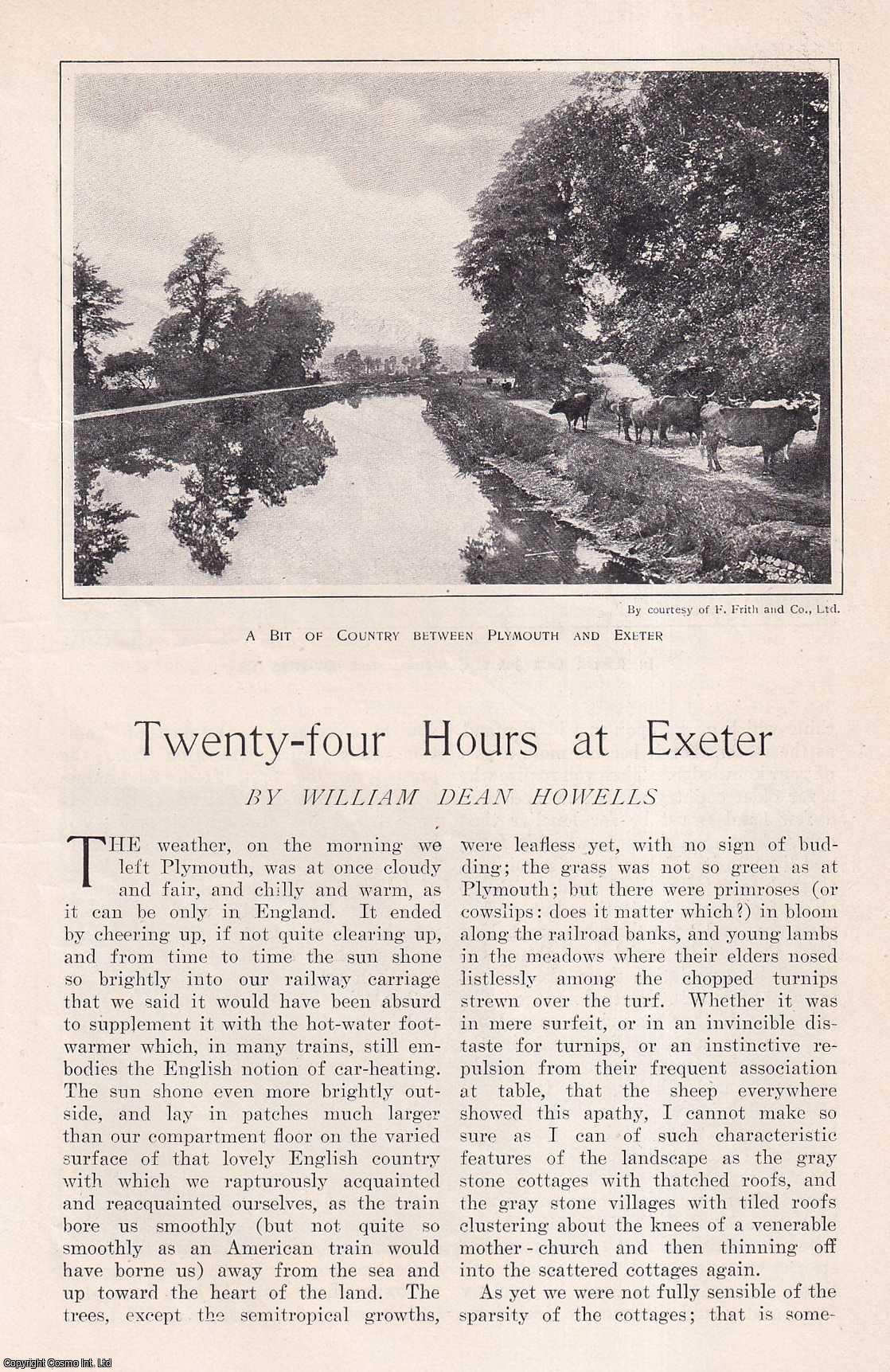William Dean Howells - Twenty-four Hours at Exeter, Devon. This is an original article from the Harper's Monthly Magazine, 1905.