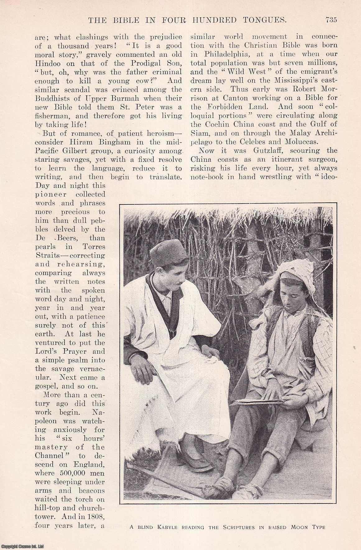 W.G. Fitzgerald - The Bible in Four Hundred Tongues: Translating and Promoting the Christian Bible across the World. This is an original article from the Harper's Monthly Magazine, 1907.