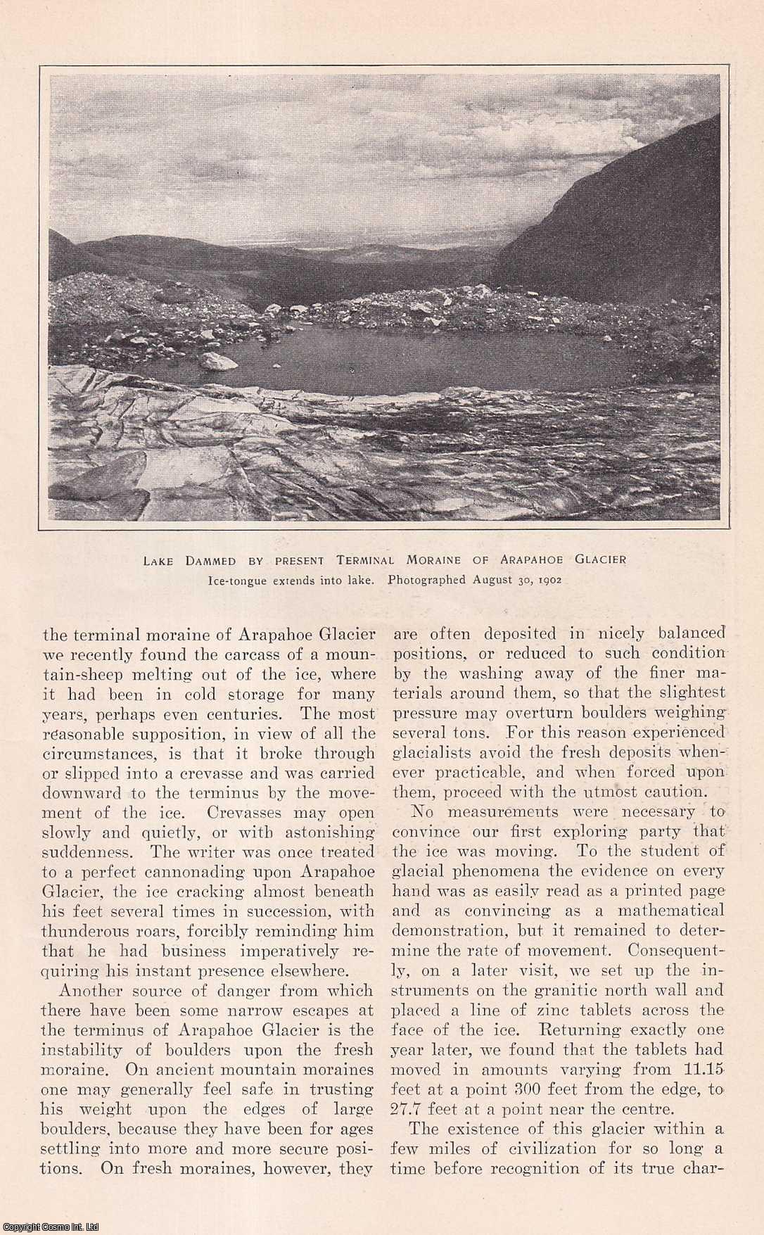 Junius Henderson - A Colorado Glacier. This is an original article from the Harper's Monthly Magazine, 1906.