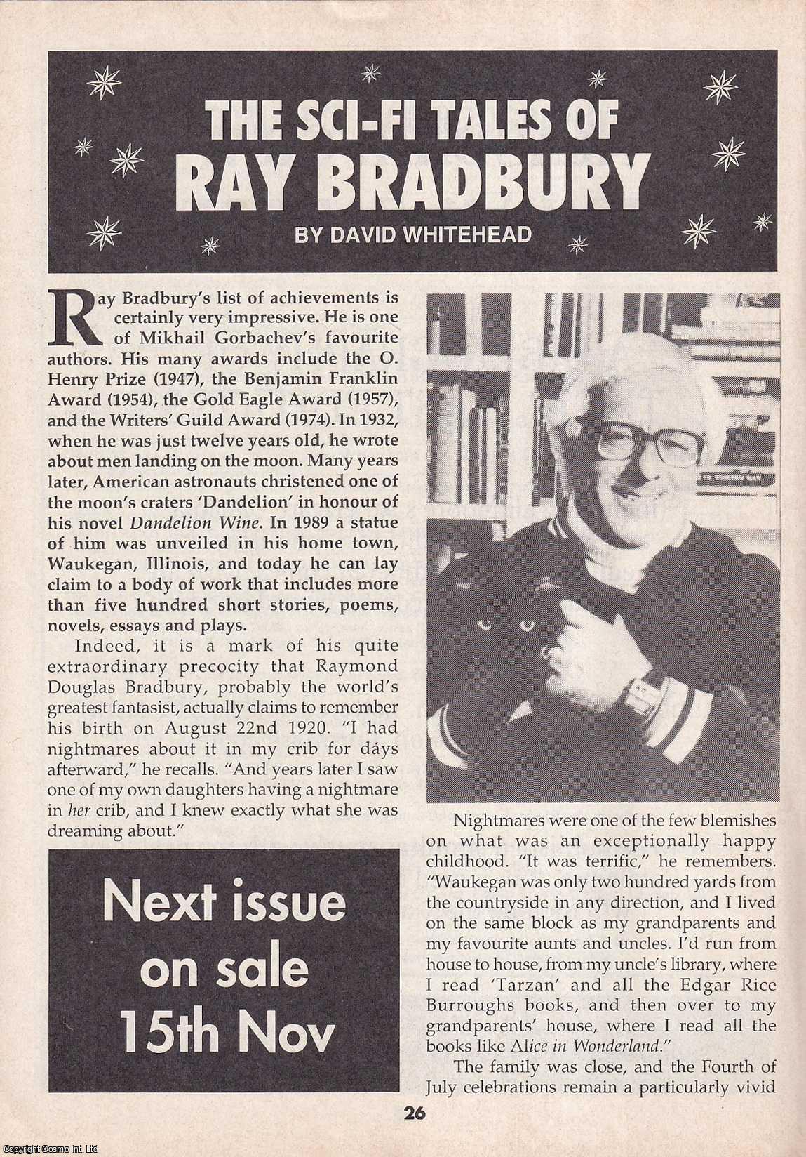 David Whitehead - The Sci-Fi Tales of Ray Bradbury. This is an original article separated from an issue of The Book & Magazine Collector publication.