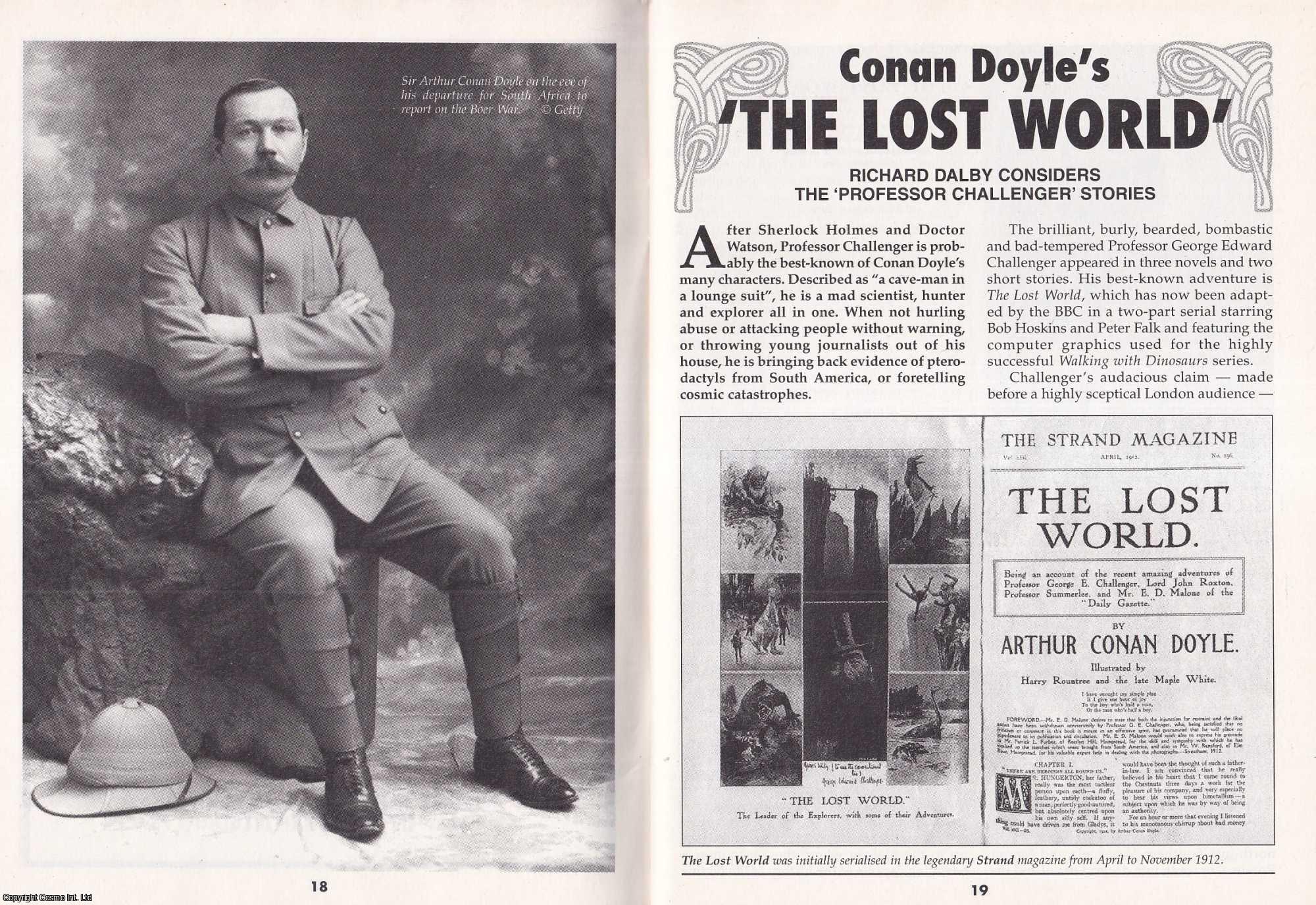 Richard Dalby - Conan Doyle's The Lost World. This is an original article separated from an issue of The Book & Magazine Collector publication, 2002.