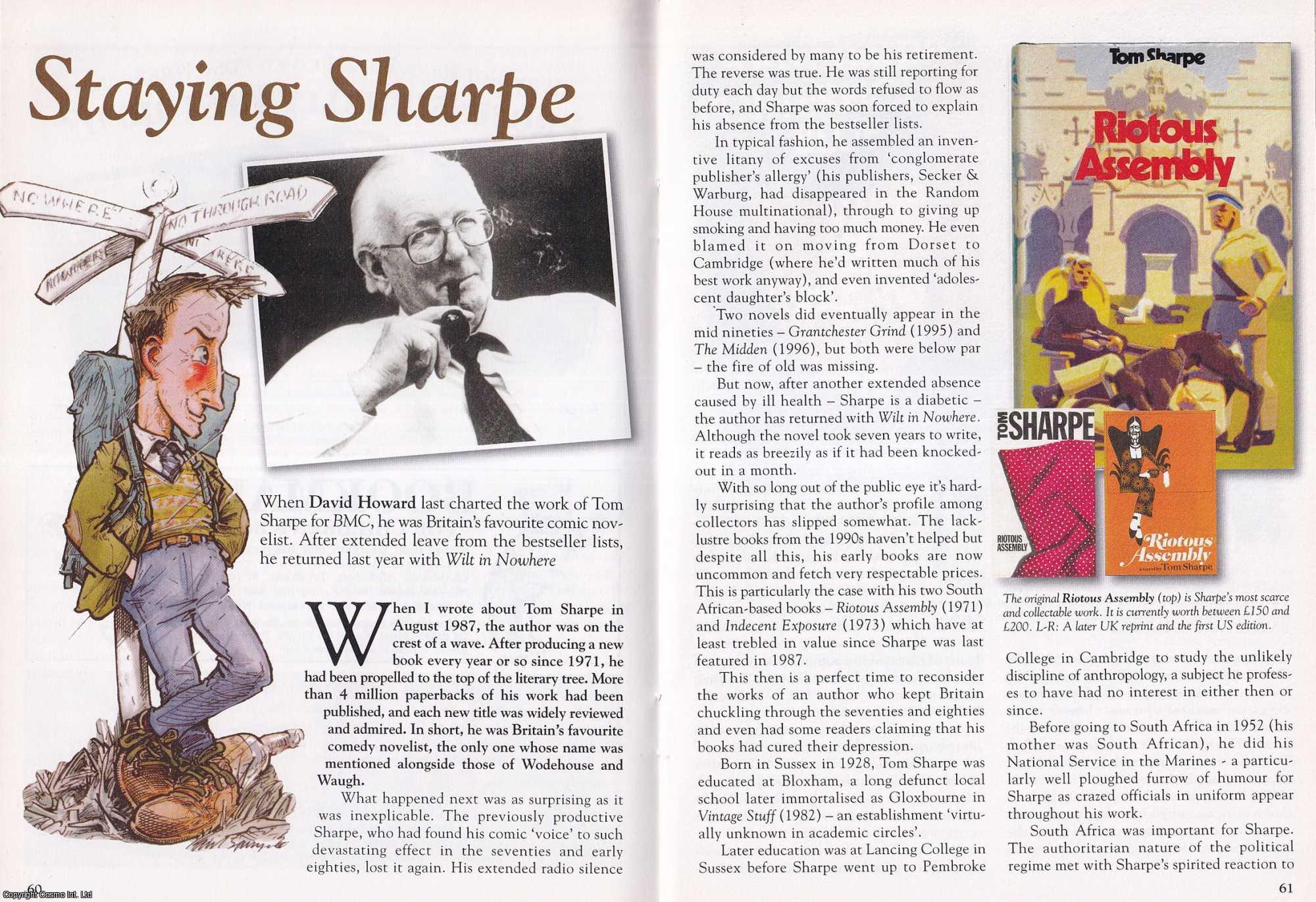 David Howard - Tom Sharpe : comic novelist. This is an original article separated from an issue of The Book & Magazine Collector publication, 2005.
