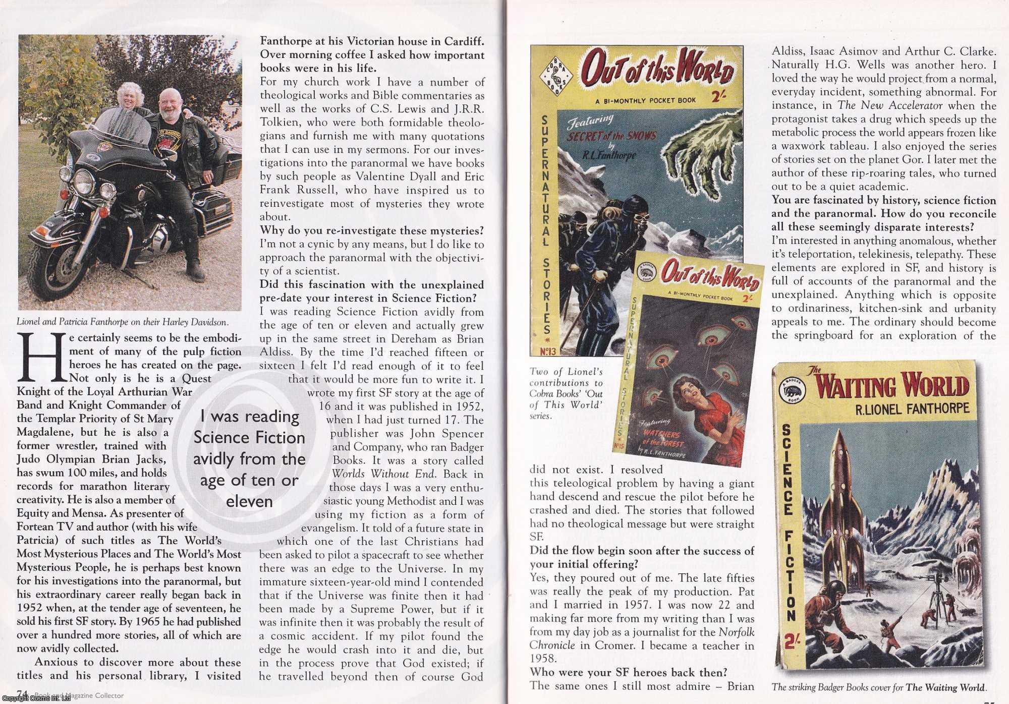 R.M. Healey - Lionel Fanthorpe, British entertainer : My Library. This is an original article separated from an issue of The Book & Magazine Collector publication, 2006.