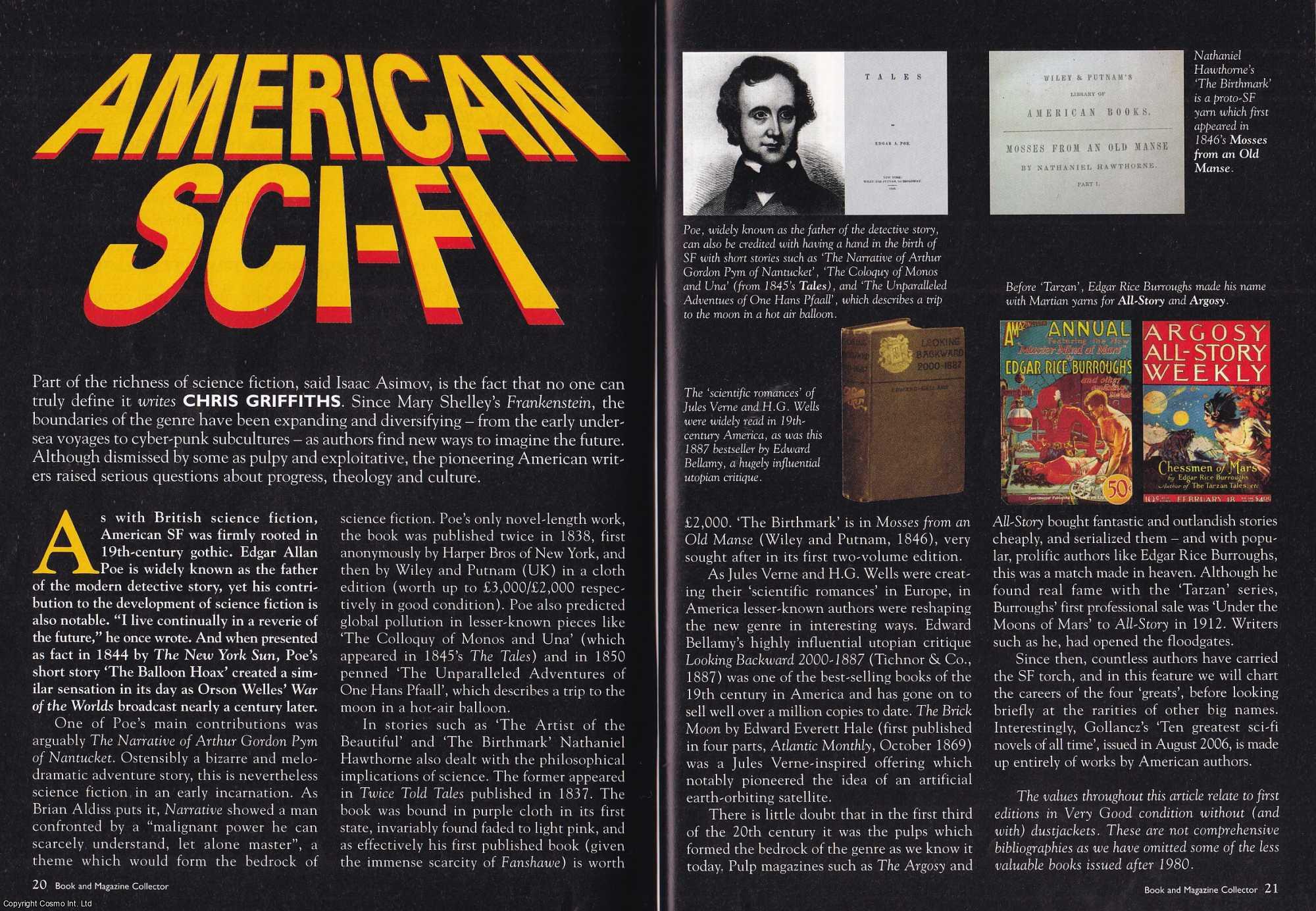Chris Griffiths - American Sci-Fi. This is an original article separated from an issue of The Book & Magazine Collector publication, 2006.
