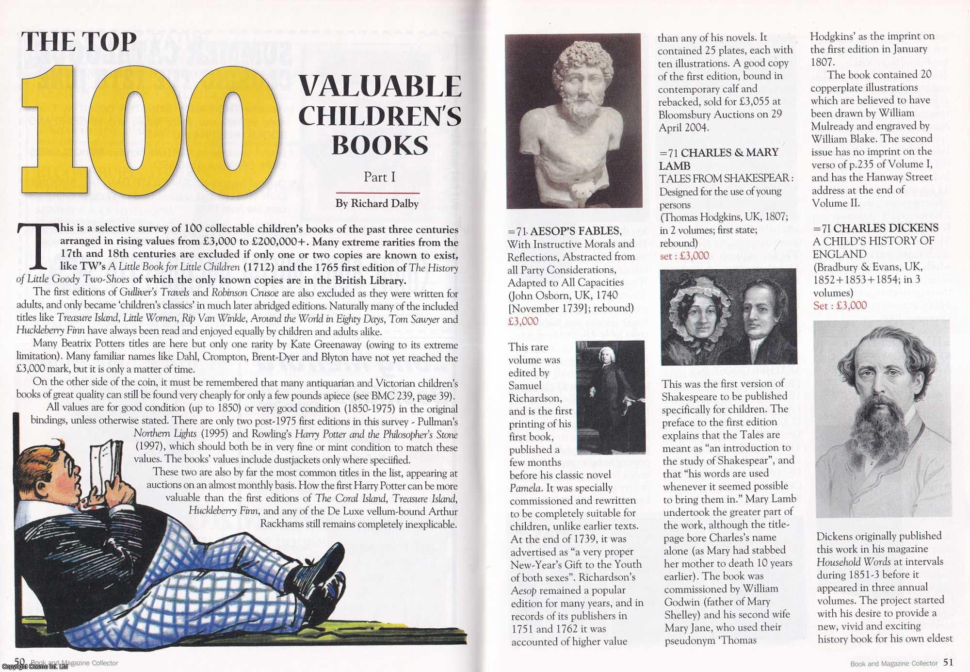Richard Dalby - The Top 100 (part 1) Valuable Children's Books. This is an original article separated from an issue of The Book & Magazine Collector publication.