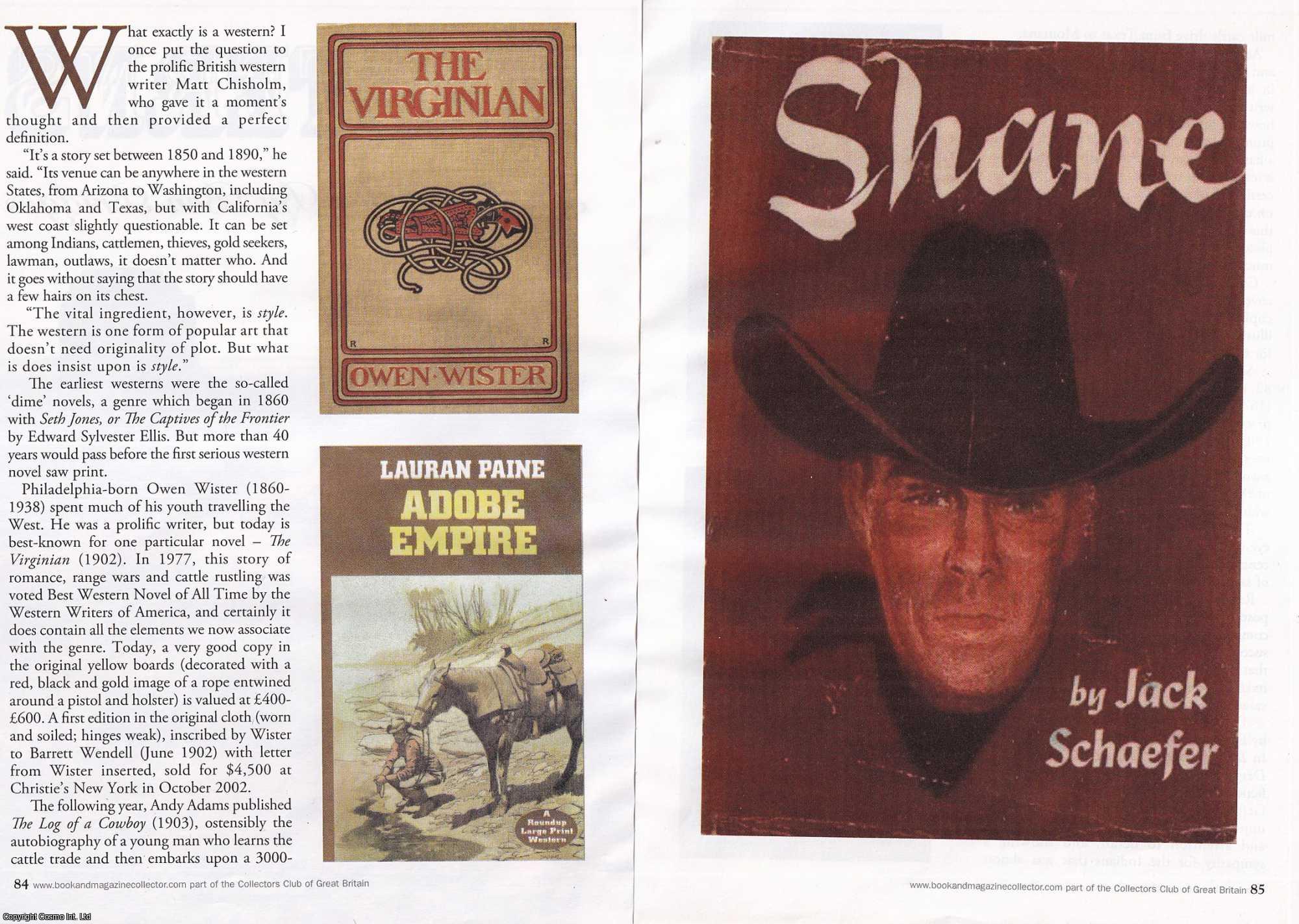 Unstated - Westerns : 50 Top Titles by Ben Bridges. This is an original article separated from an issue of The Book & Magazine Collector publication.