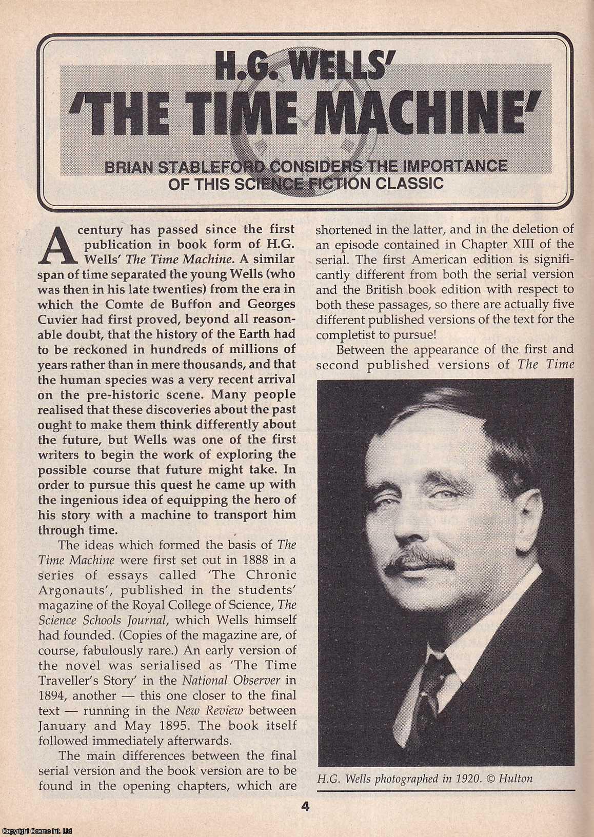 Brian Stableford - Herbert George Wells The Time Machine : Science Fiction Classic. This is an original article separated from an issue of The Book & Magazine Collector publication.