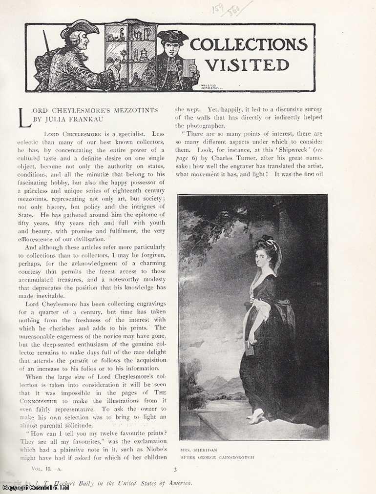 Julia Frankau - Lord Cheylesmore's Mezzotints. An original article from The Connoisseur, 1902.