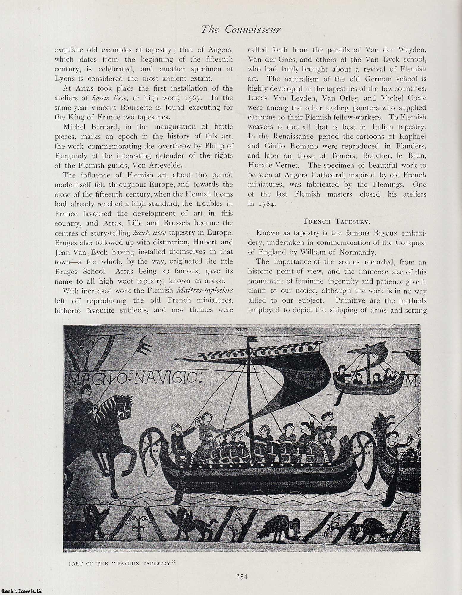 Delia Angela Hart - Tapestry: Its Origin and Uses. An original article from The Connoisseur, 1902.