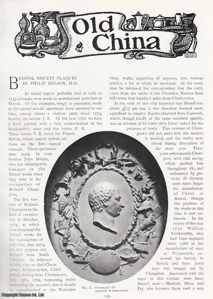 Philip Nelson - Bristol Biscuit Plaques. An original article from The Connoisseur, 1903.