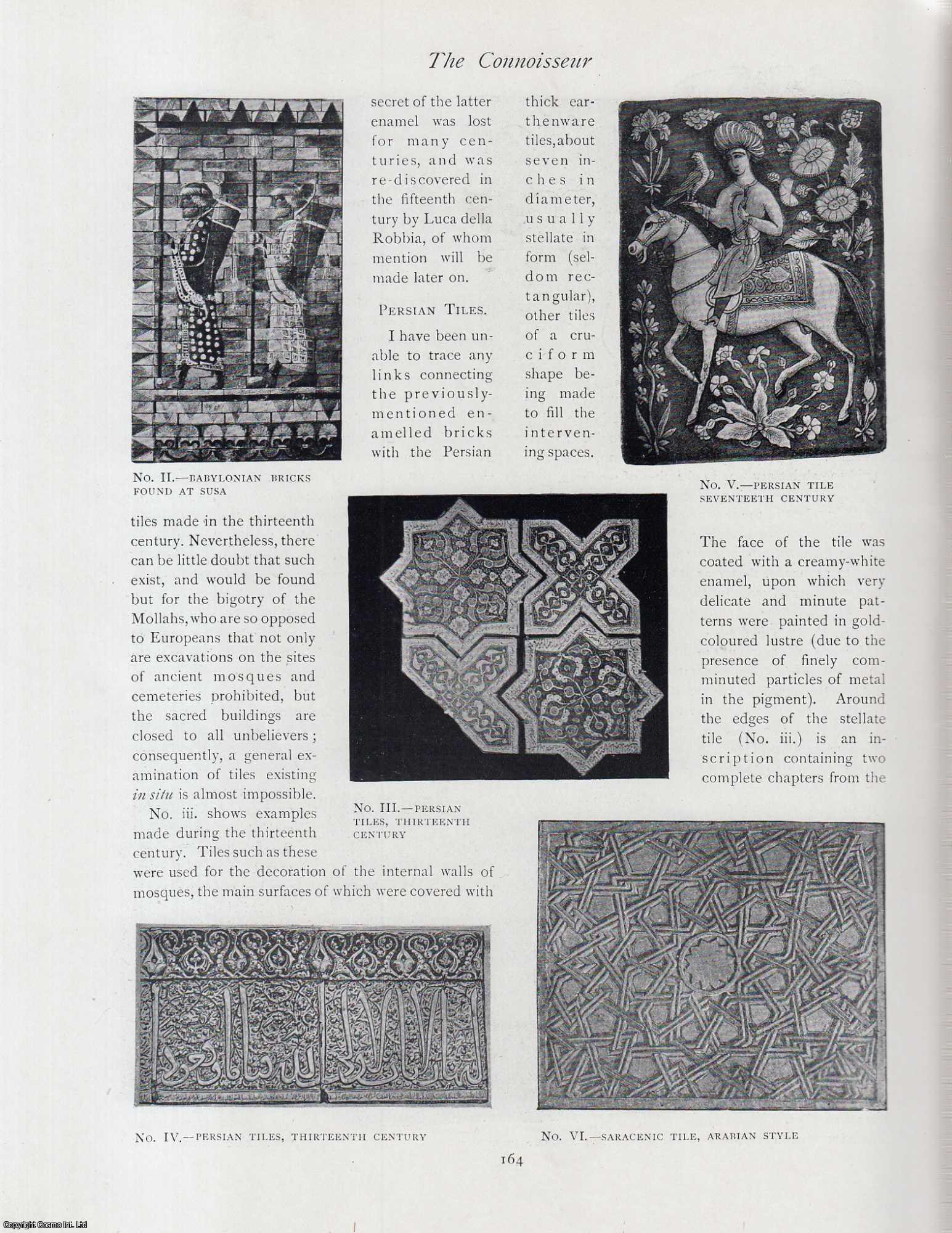 F.W. Phillips - Decorative Tiles. An original article from The Connoisseur, 1903.