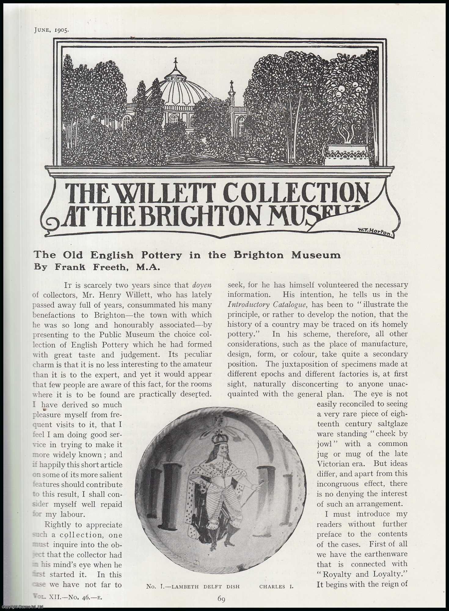 Frank Freeth - The Old English Pottery in The Brighton Museum. An original article from The Connoisseur, 1905.
