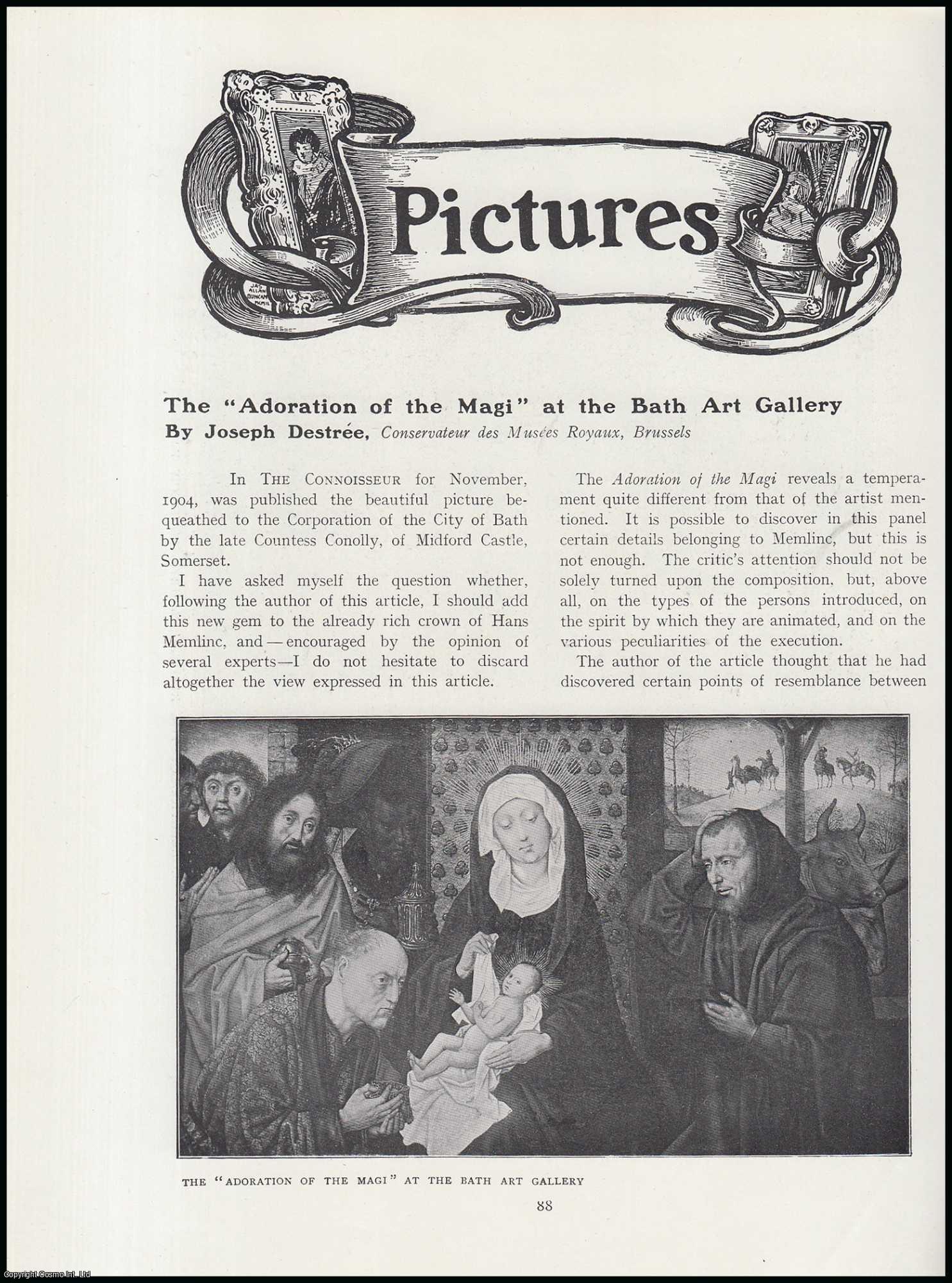 Joseph Destree - The Adoration of The Magi at The Bath Art Gallery. An original article from The Connoisseur, 1905.