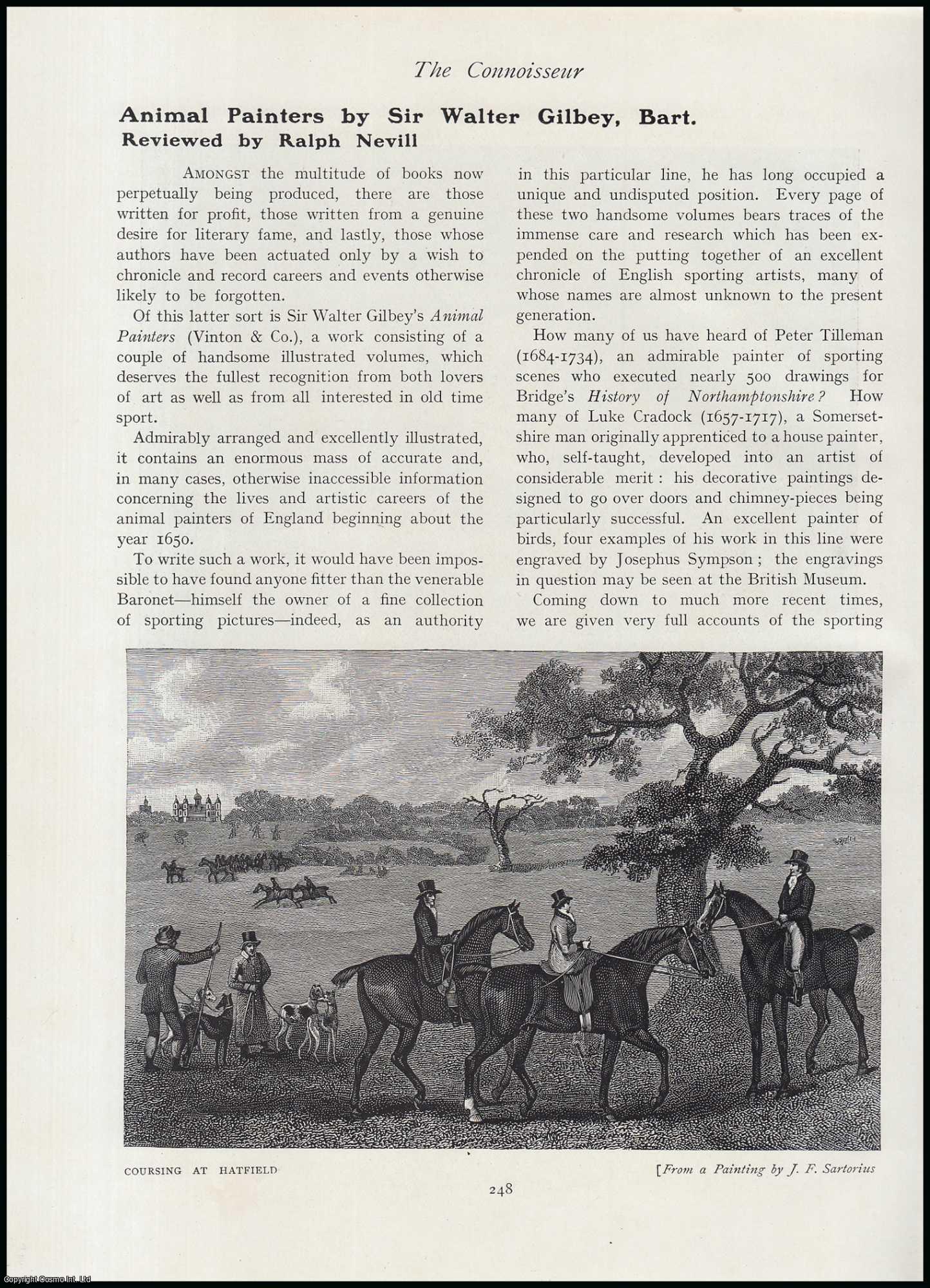 Sir Walter Gilbey - Animal Painters. An original article from The Connoisseur, 1905.