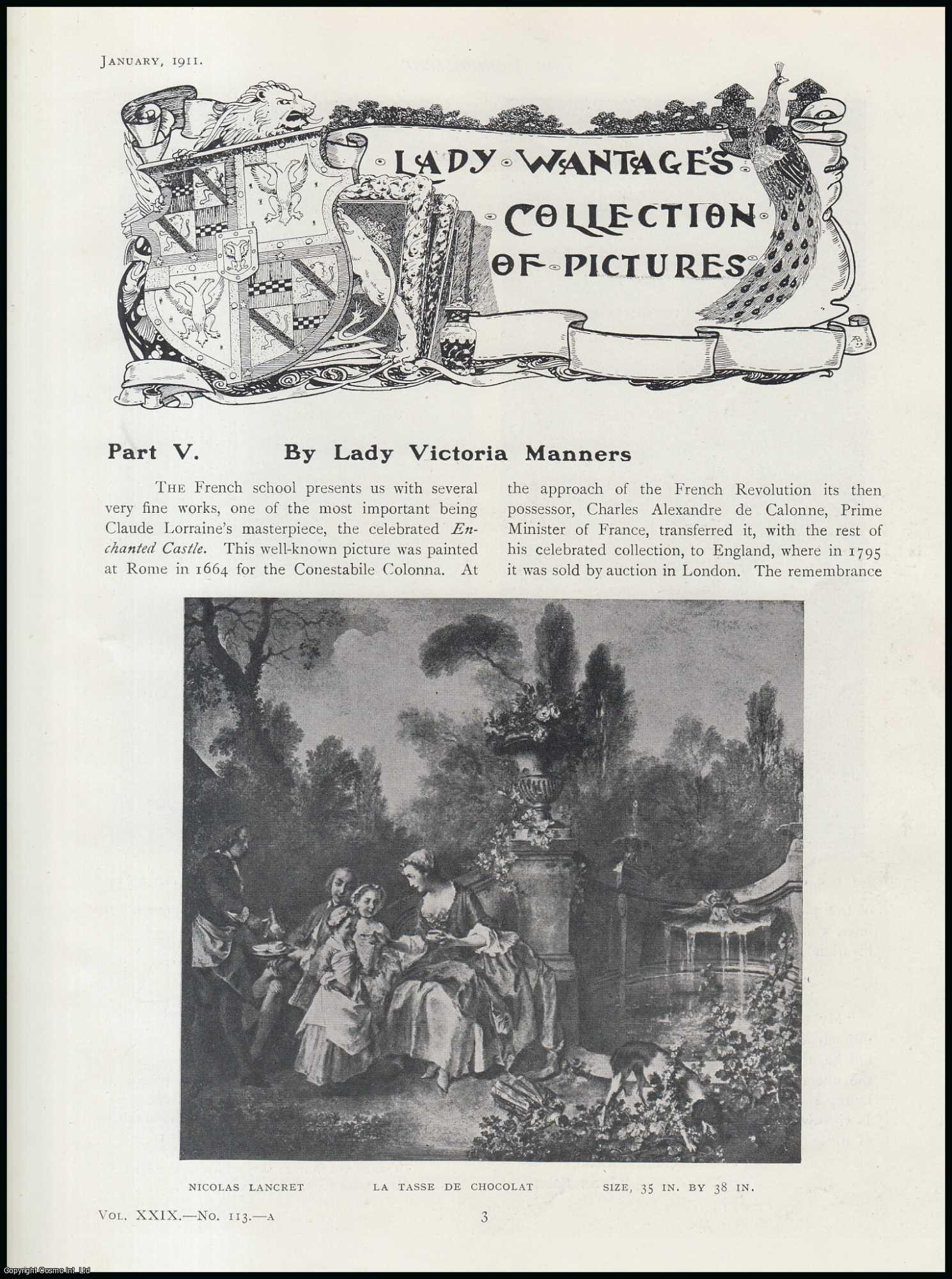 Lady Victoria Manners - Lady Wantage (part 5) (Harriet Sarah Loyd-Lindsay, Baroness Wantage) : Her Collection of Pictures. An original article from The Connoisseur, 1911.
