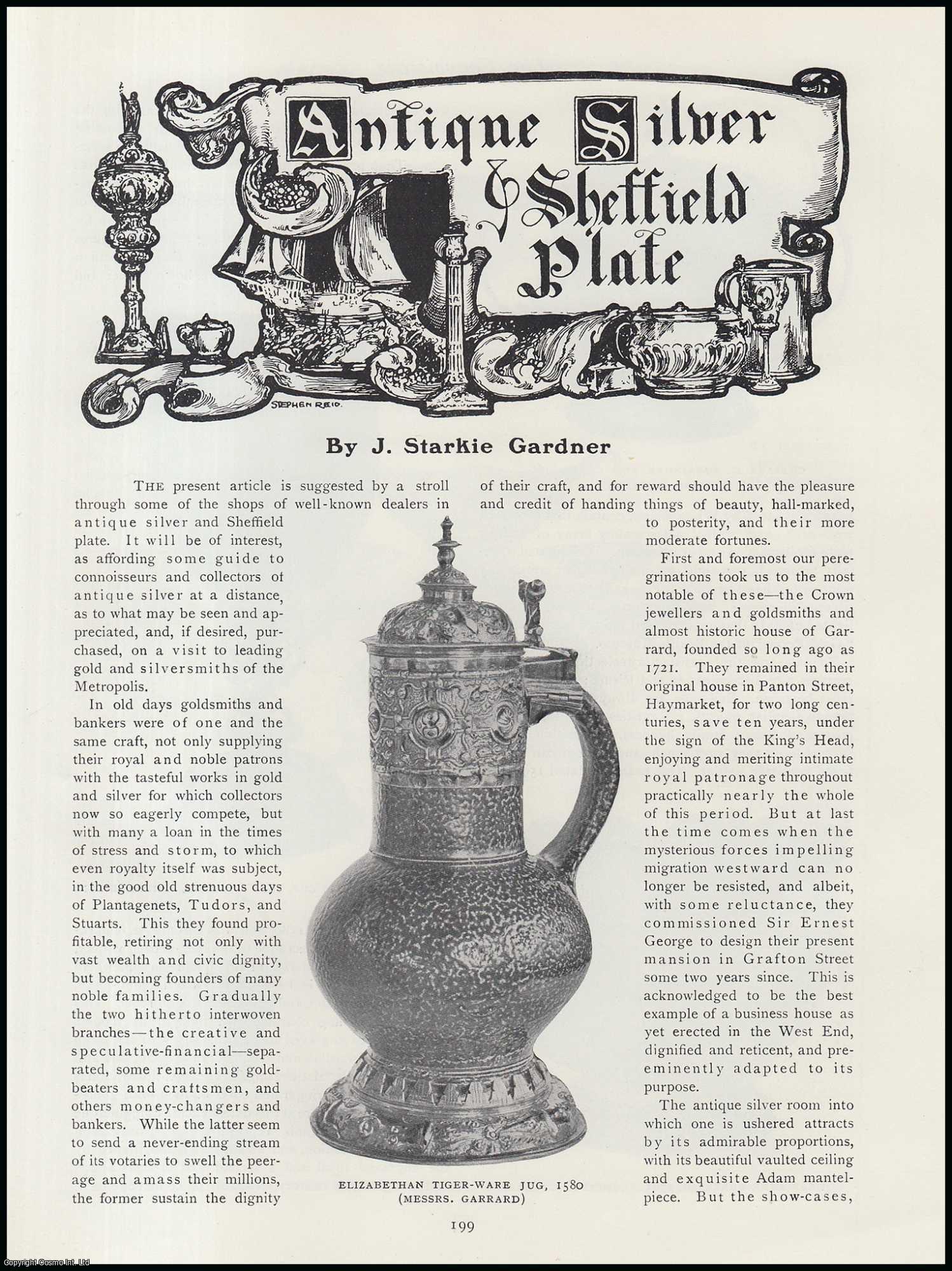 J. Starkie Gardner - Antique Silver & Sheffield Plate. An original article from The Connoisseur, 1913.