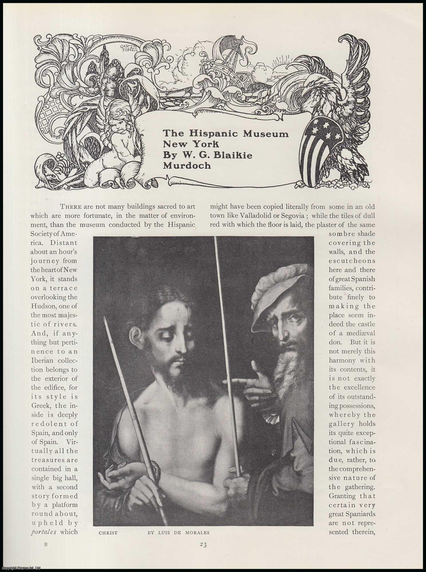 W.G. Blaikie Murdoch - The Hispanic Museum, New York. An original article from The Connoisseur, 1917.