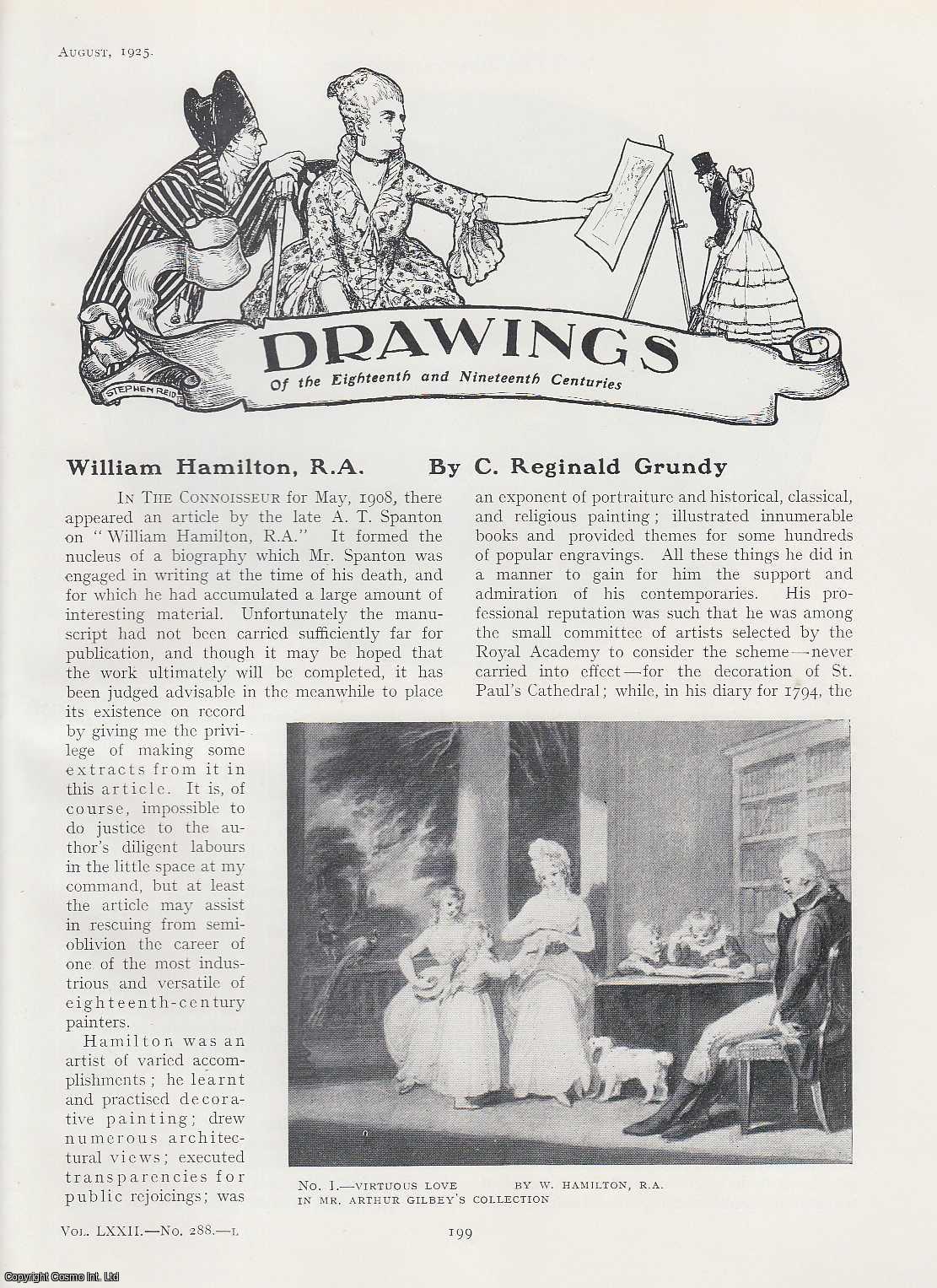 C. Reginald Grundy - William Hamilton (painter). An original article from The Connoisseur, 1925.