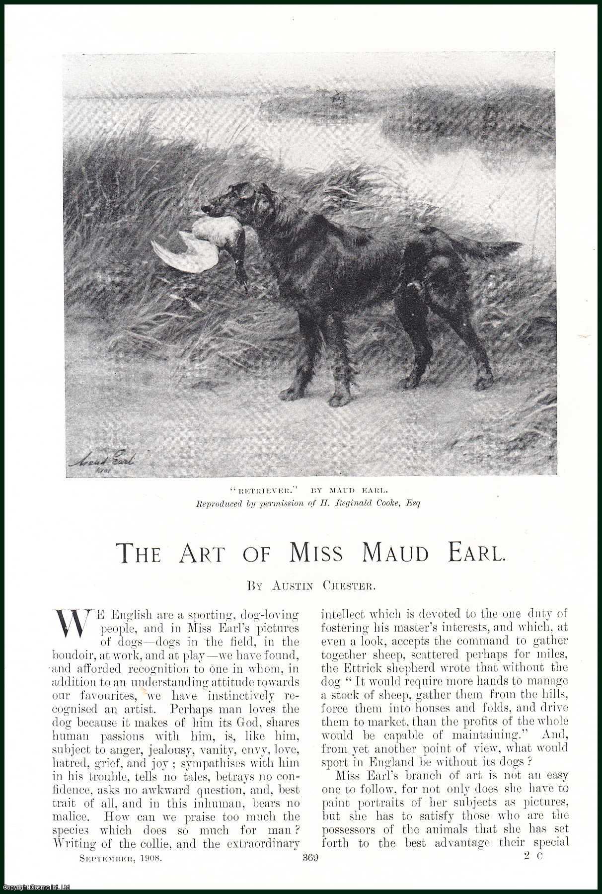 Austin Chester - The Art of Miss Maud Earl. An original article from the Windsor Magazine, 1908.