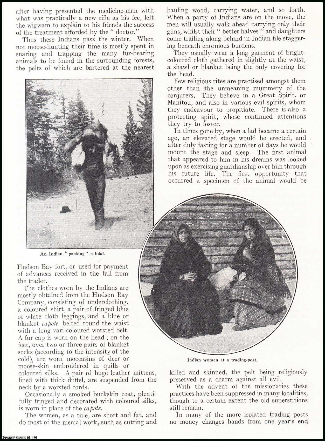P.H. Godsell - The Land of the North Wind : Keewatin, part of the vast northern wilderness of Canada, inhabited only by fur-traders, Indians, & a few wandering Eskimos. An uncommon original article from the Wide World Magazine, 1914.