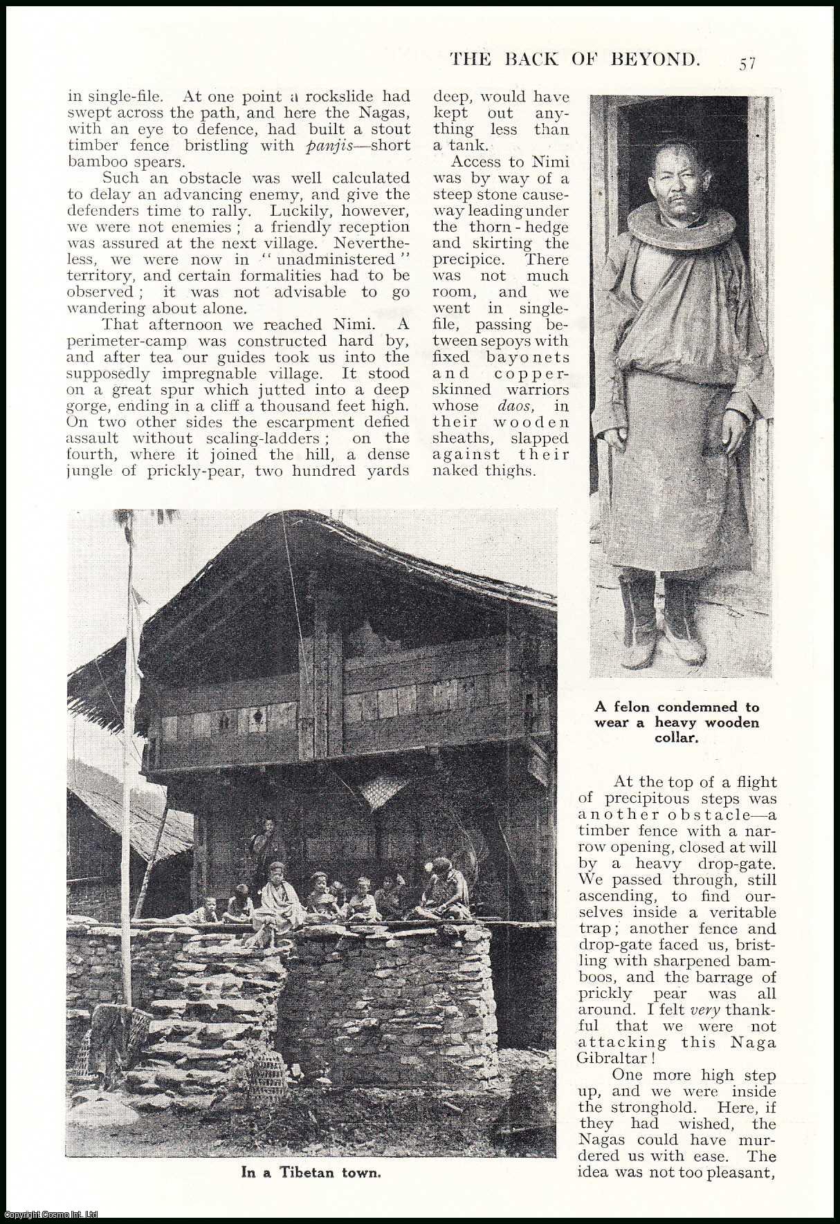 Captain F. Kingdon-Ward, F.R.G.S., F.R.H.S. - The Back of Beyond : an expedition into the Naga hills of Assam. An uncommon original article from the Wide World Magazine, 1936.