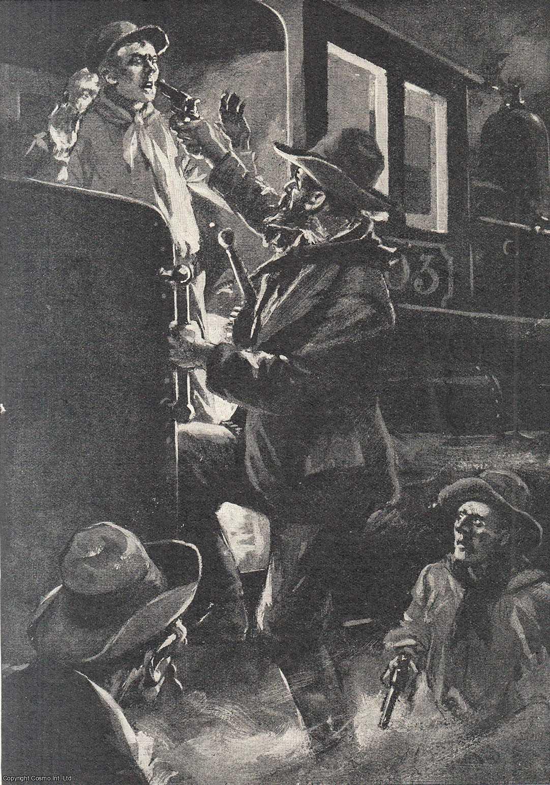 John Ransome. Illustrated by Arch Webb. - Red Rube : train robbers that plagued the railroad & express companies of America. An uncommon original article from the Wide World Magazine, 1916.