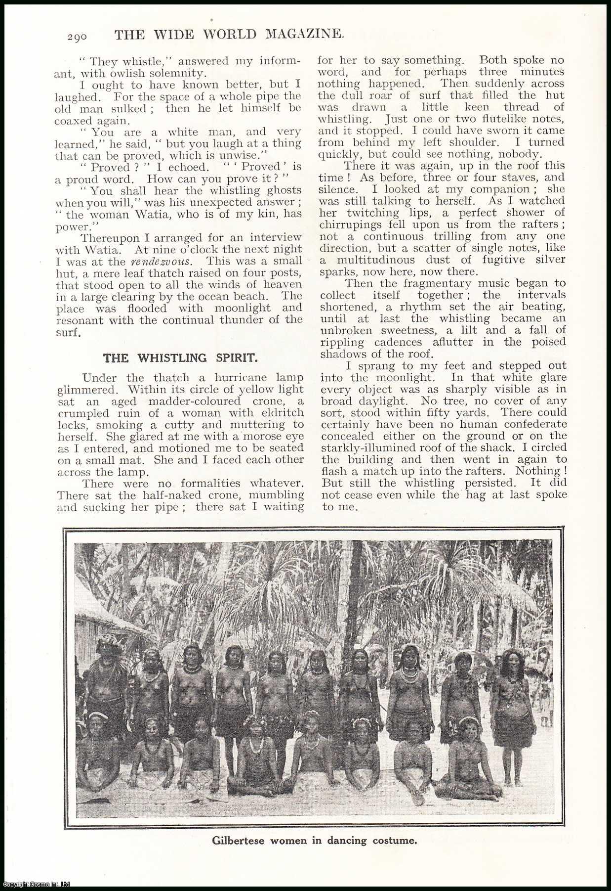 Arthur Grimble, M.A., F.R.A.I. First District Officer of the Gilbert & Ellice Islands Colony. Illustrated by John De Walton. - Witchcraft in the South Sea Islands. An uncommon original article from the Wide World Magazine, 1926.