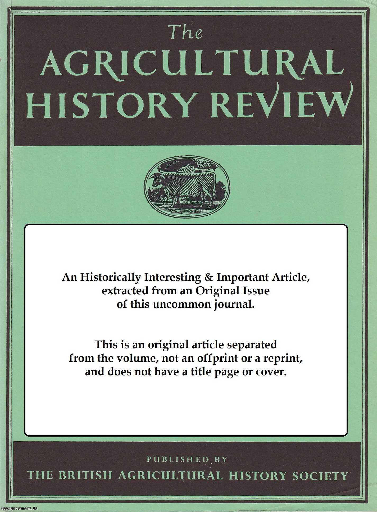 J.P. Boxall - The Sussex Breed of Cattle in the Nineteenth Century. An original article from the Agricultural History Review, 1972.