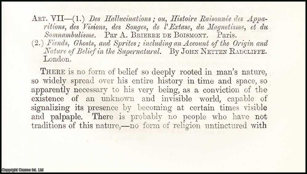 Author Unknown - Illusions and Hallucinations. A rare original article from the British Quarterly Review, 1862.