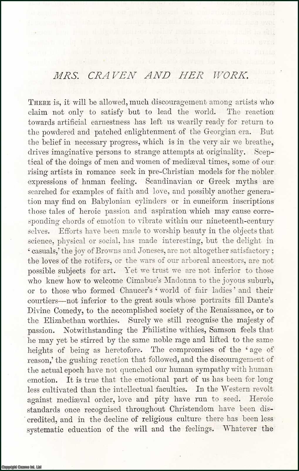 Henry Fawcett - The Proposed Loans to India. An original article from the Nineteenth Century Magazine, 1879.