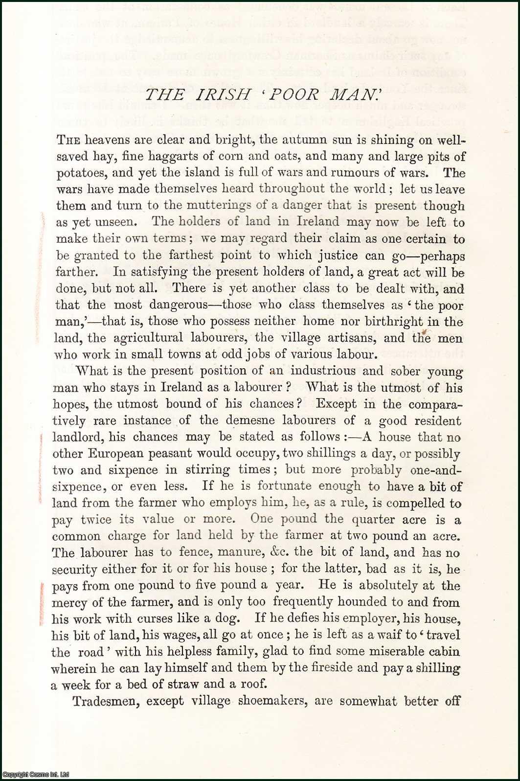 Charlotte G. O'Brien - The Irish Poor Man. An original article from the Nineteenth Century Magazine, 1880.