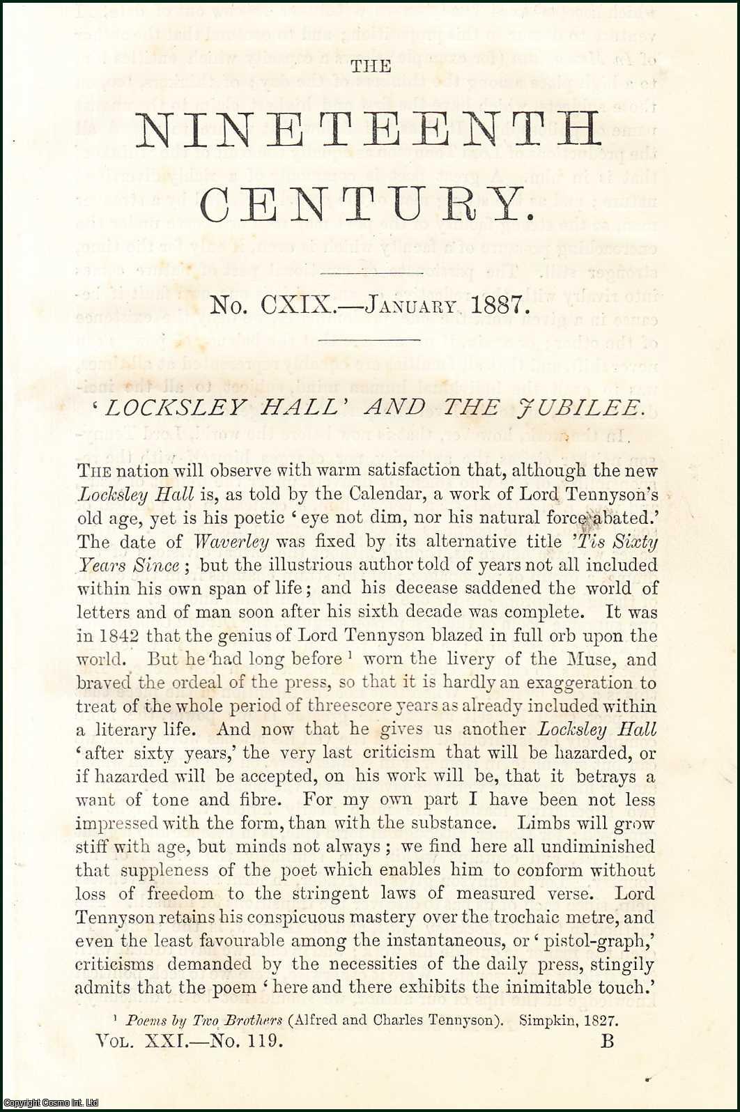 W.E. Gladstone - Locksley Hall & the Jubilee. An original article from the Nineteenth Century Magazine, 1887.