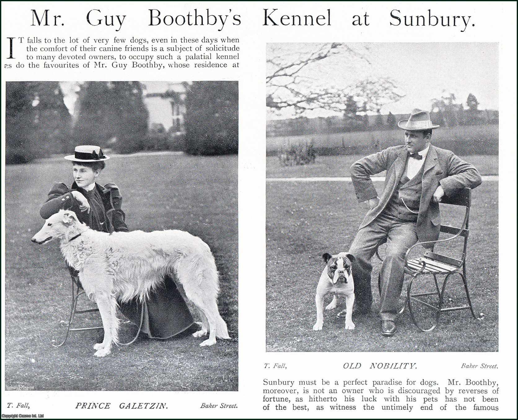 Country Life Magazine - Mr. Guy Boothby's Dog Kennel at Sunbury. Several pictures and accompanying text, removed from an original issue of Country Life Magazine, 1899.
