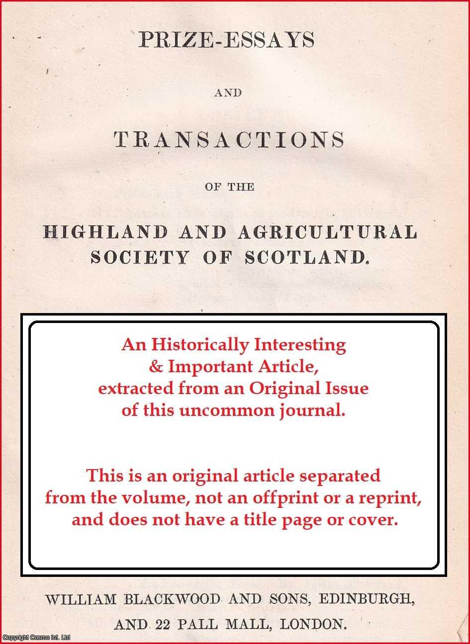 Francis William Clark, Esq. of Ulva. - The Coralline Sand of Ulva, One of the Western Isles. An uncommon original article from the Prize Essays and Transactions of the Highland Society of Scotland, 1843.