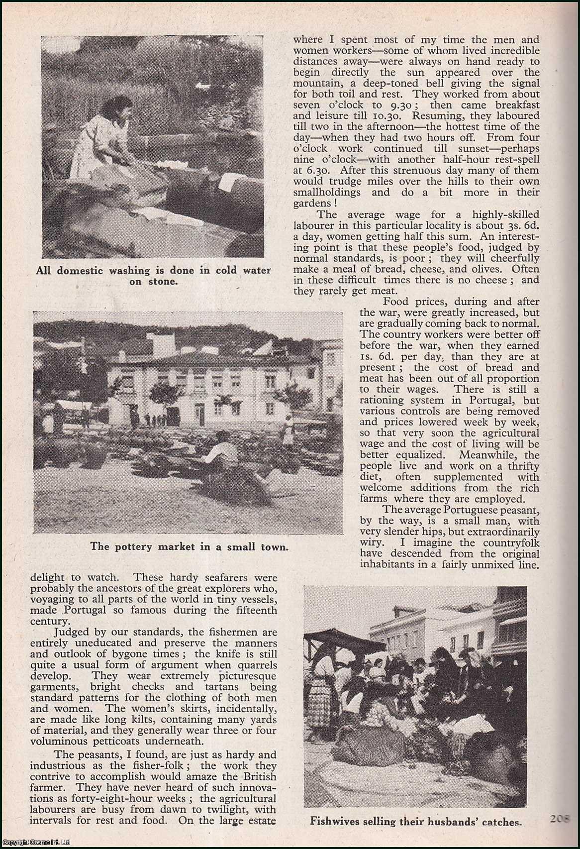 Huldine V. Beamish - Picturesque Portugal. An uncommon original article from the Wide World Magazine, 1948.