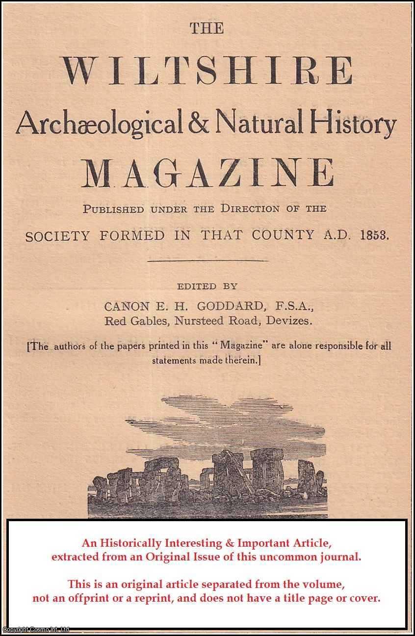 No Author Stated - The Priory of Marcigny & its Connection with Wiltshire. An original article from the Wiltshire Archaeological & Natural History Magazine, 1907.