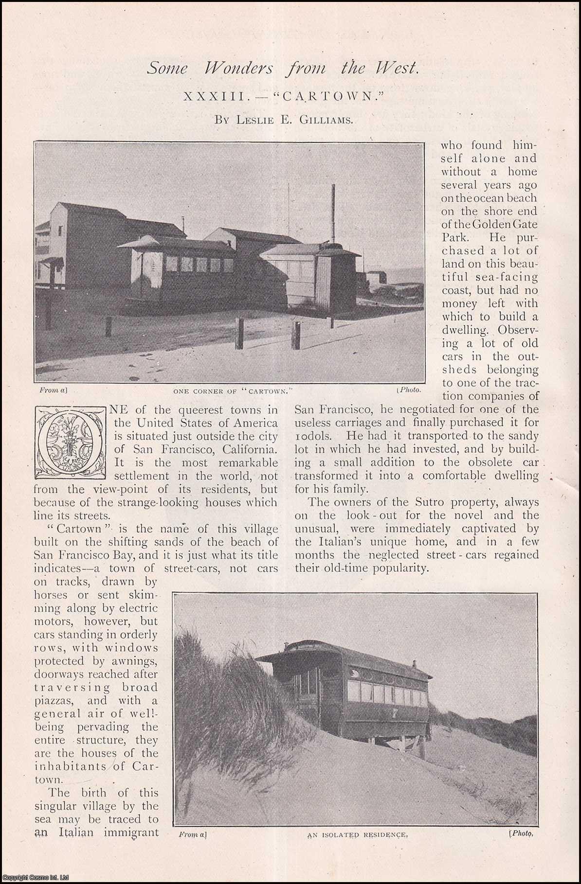 Leslie E. Gilliams - Cartown, U.S.A. An uncommon original article from The Strand Magazine, 1901.