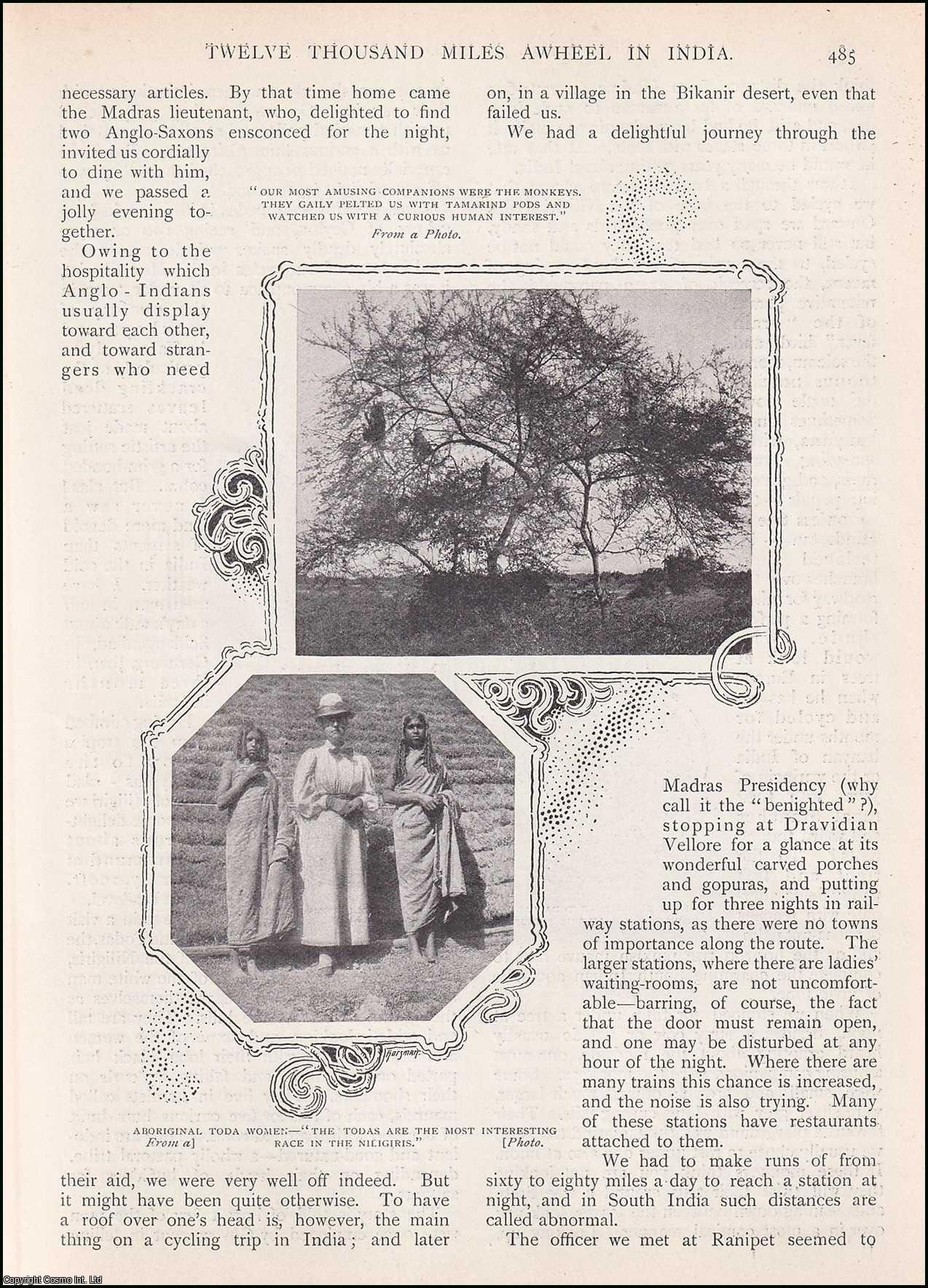 Fanny Bullock Workman, F.R.S.G.S., M.S.A.S. - Twelve Thousand Miles Awheel in India : cycling tour of India. An uncommon original article from the Wide World Magazine 1901.