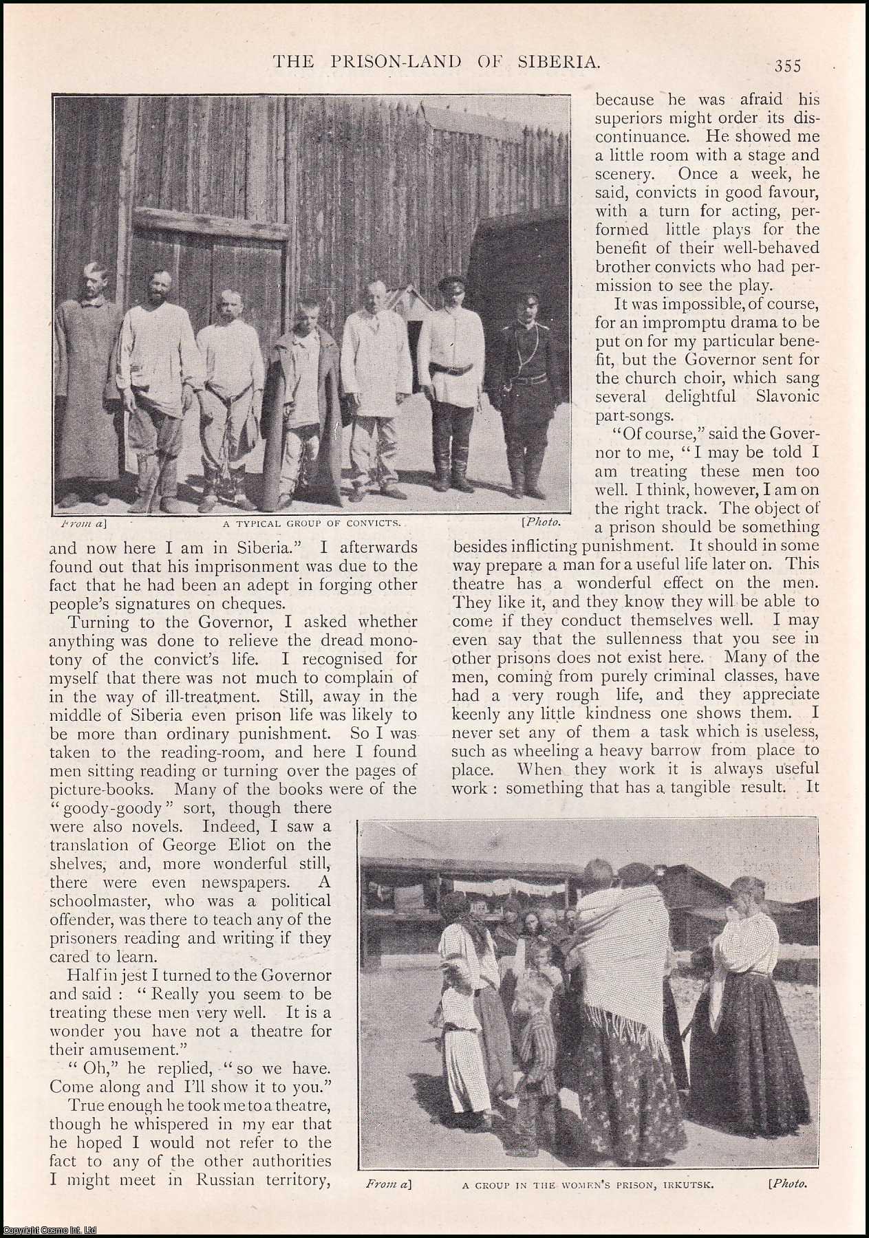 John Foster Fraser - The Prison-Land of Siberia & what I saw there. An uncommon original article from the Wide World Magazine 1902.