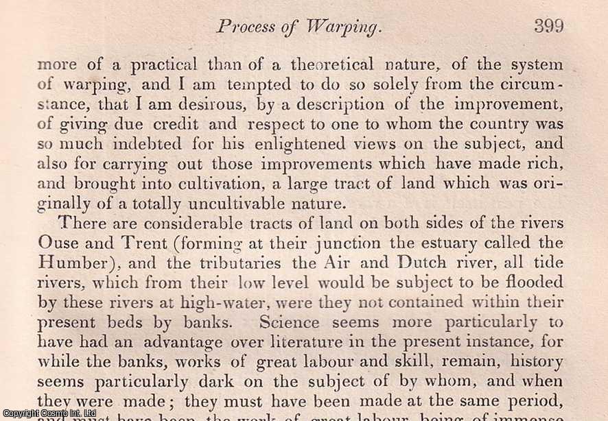Ra;ph Creyke - The Process of Warping. An original article from the Journal of the Royal Agricultural Society of England 1845.