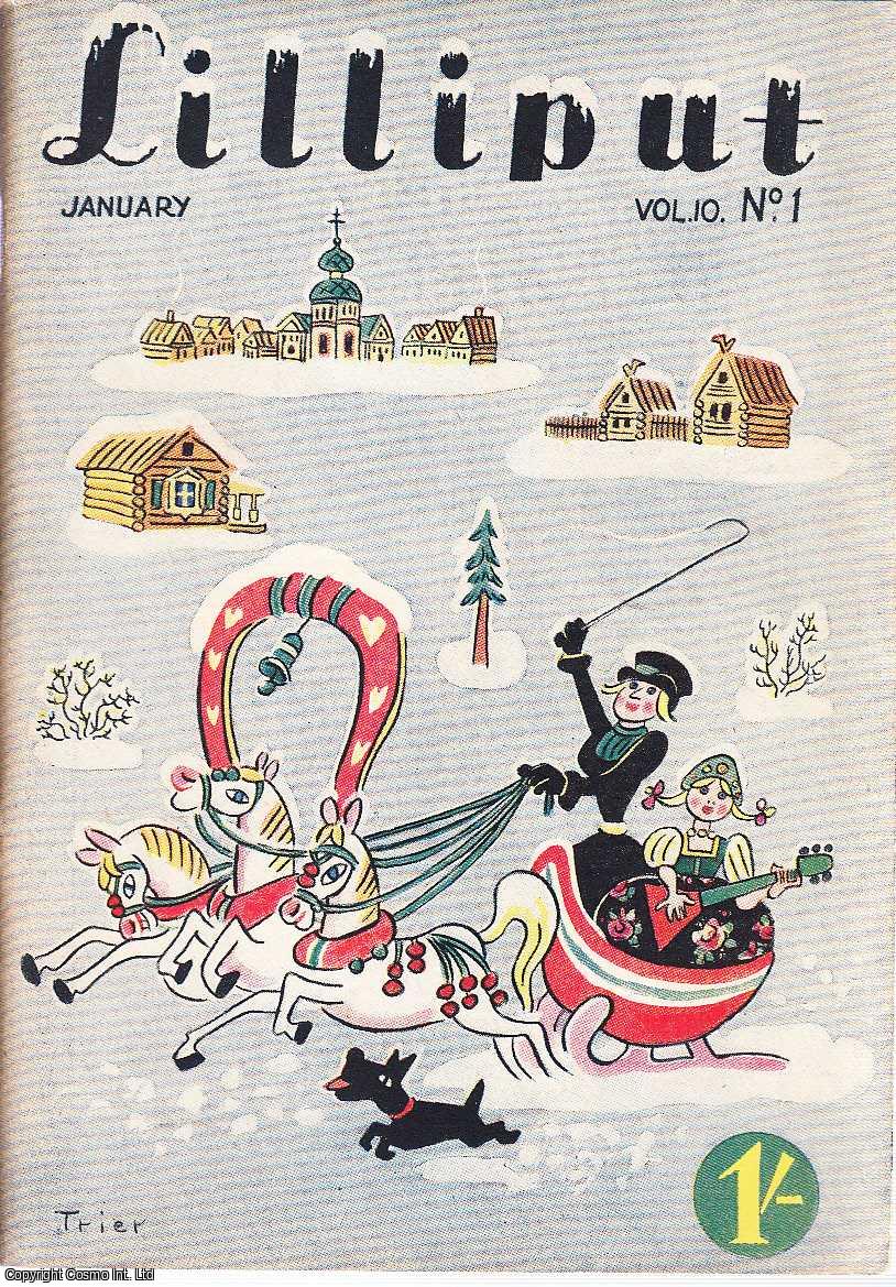 Lilliput - Lilliput Magazine. January 1942. Vol.10 no.1 Issue no.55. E.J.Hobsbawn story, Arthur Koestler article, Christopher Wren article, and other pieces.