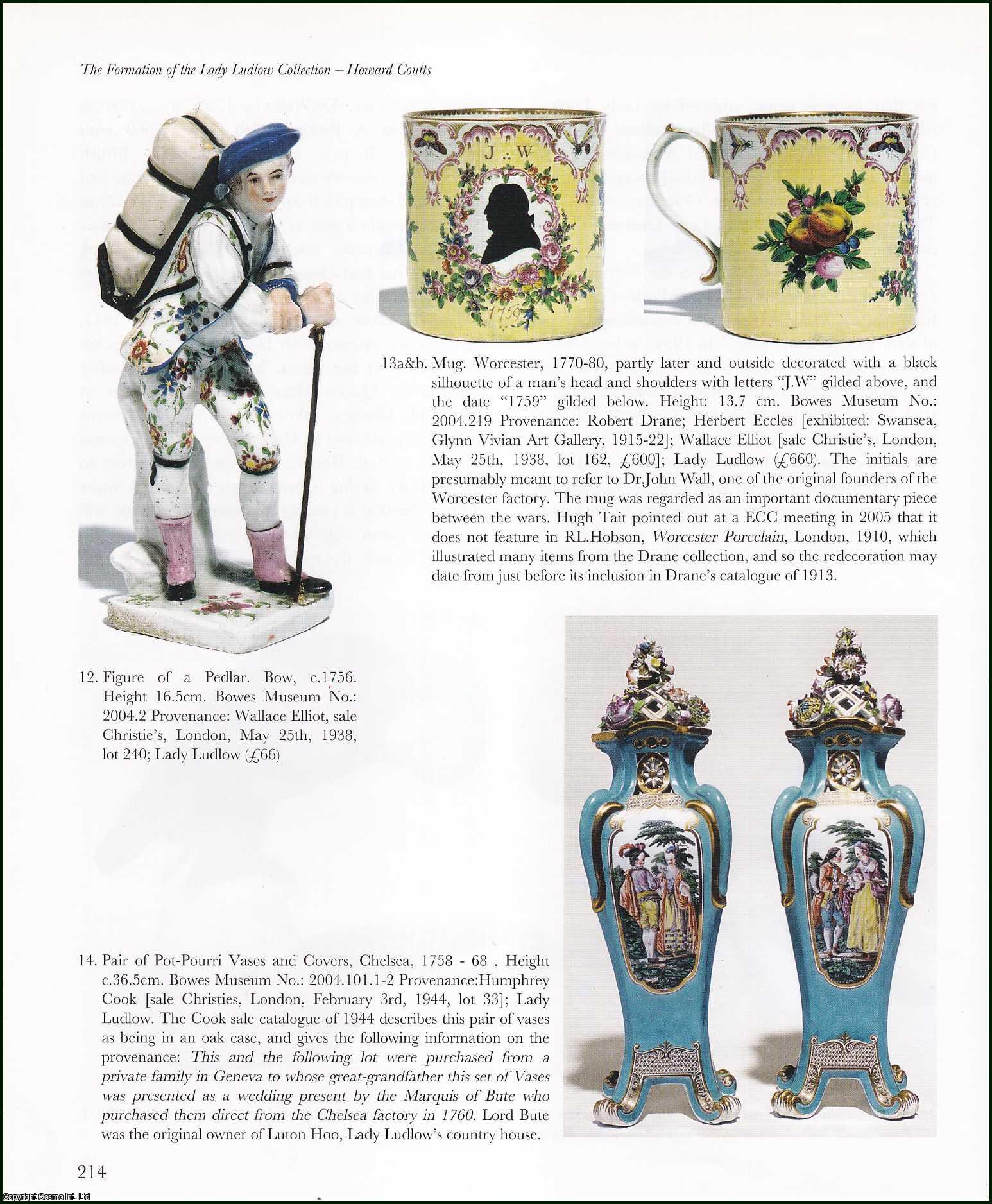 Dr Howard Coutts - The Formation of the Lady Ludlow Collection of English Porcelain. An original article from the English Ceramic Circle, 2006.