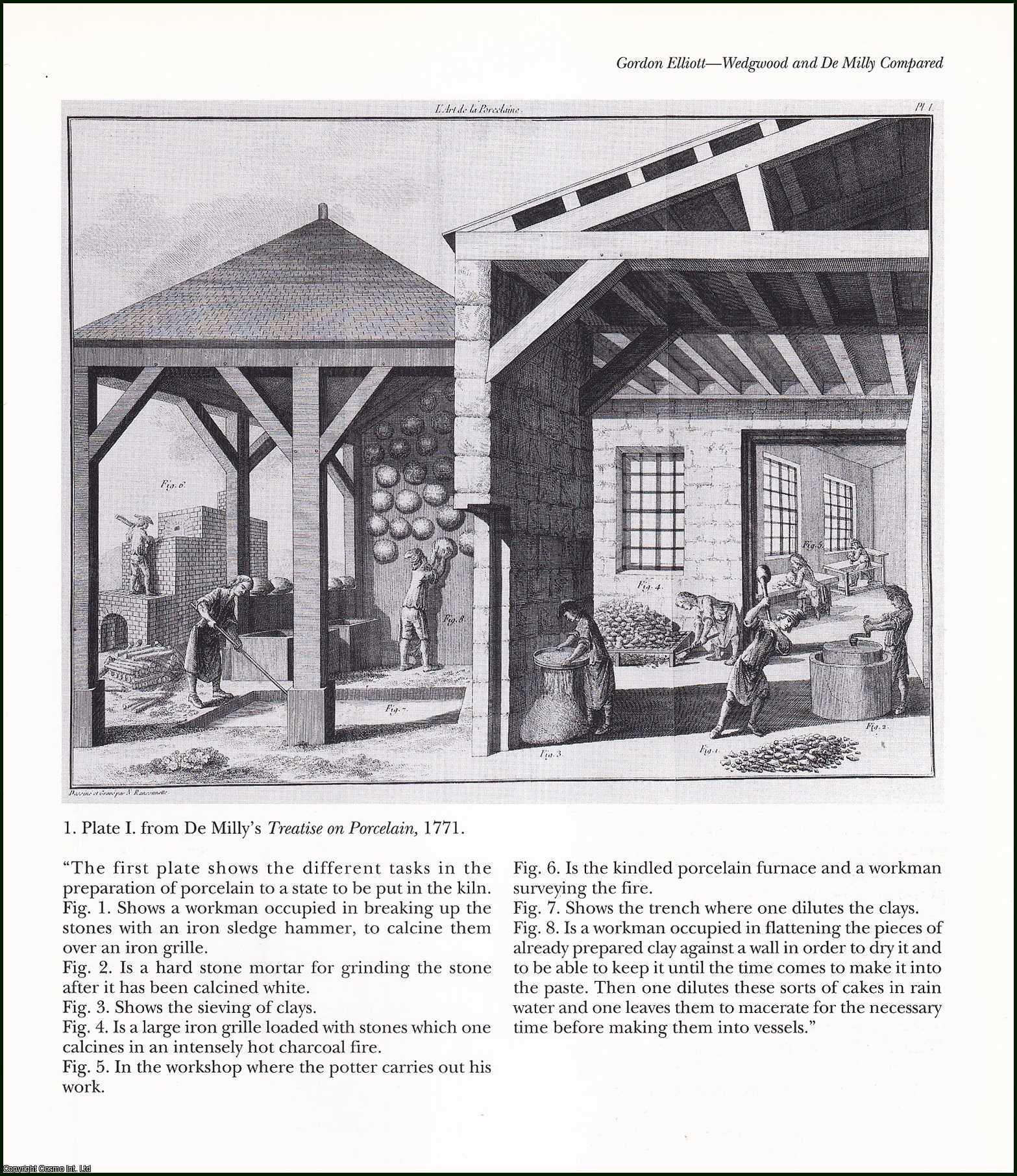 Gordon Elliott - Josiah Wedgwood and De Milly Compared. An original article from the English Ceramic Circle, 1997.