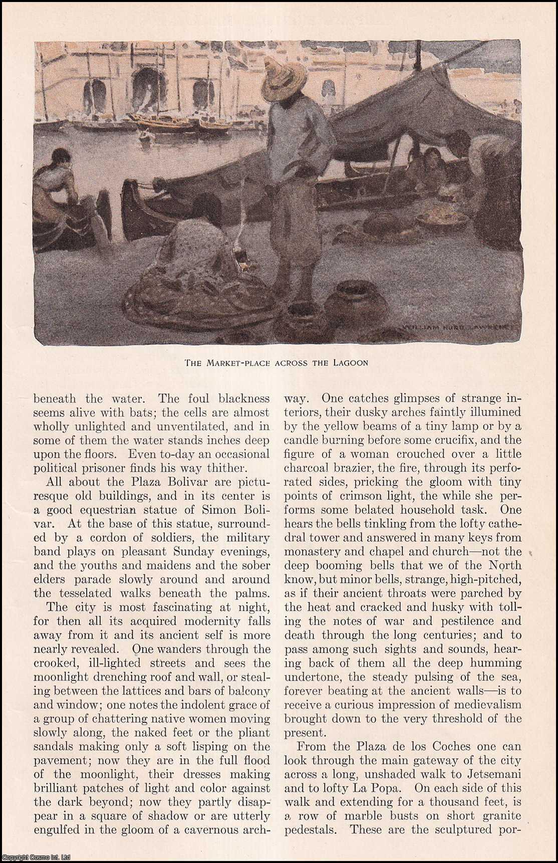 CARTAGENA, COLOMBIA - Cartagena the Ancient. Illustrated in colour. By William Hurd Lawrence. An original article from the Harper's Monthly Magazine, 1913.