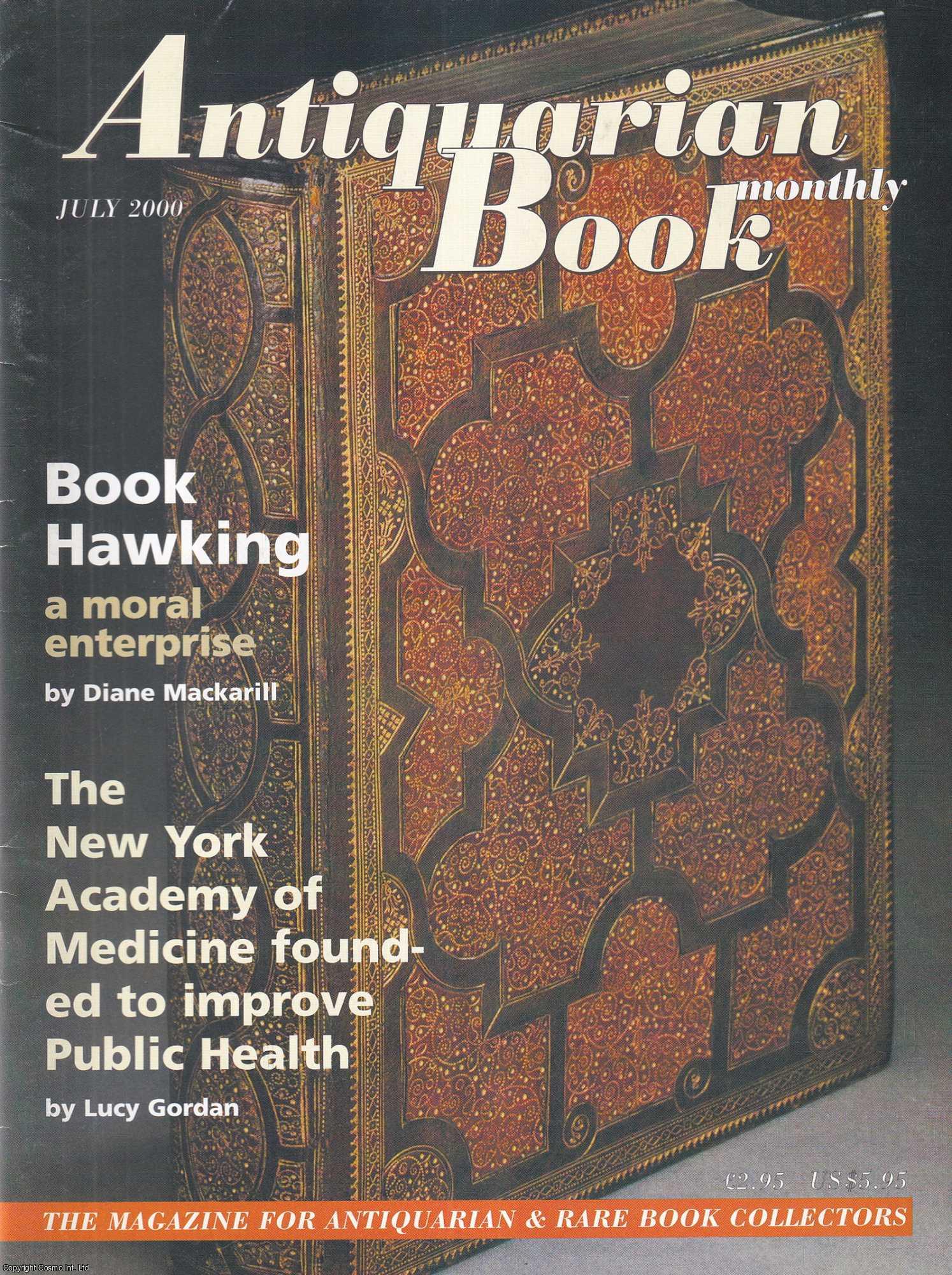 Lucy Gordan - The New York Academy of Medicine Founded to Improve Public Health. An original article contained in a complete monthly issue of the Antiquarian Book Monthly Review (ABMR), 2000.