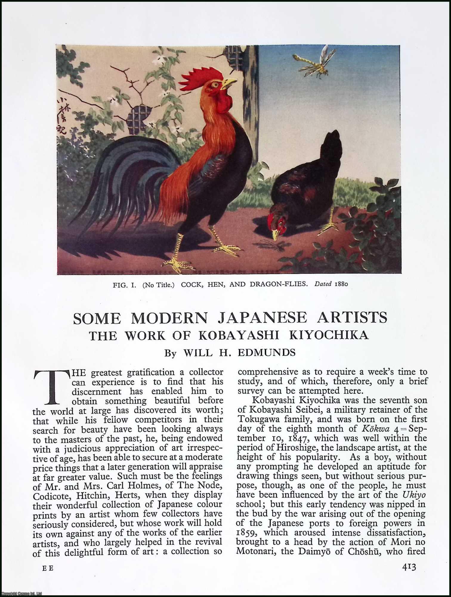 JAPANESE ARTIST - The Work of Kobayashi Kiyochika : Some Modern Japanese Artists. By Will H. Edmunds. An original article from Apollo, International Magazine of the Arts, 1930.