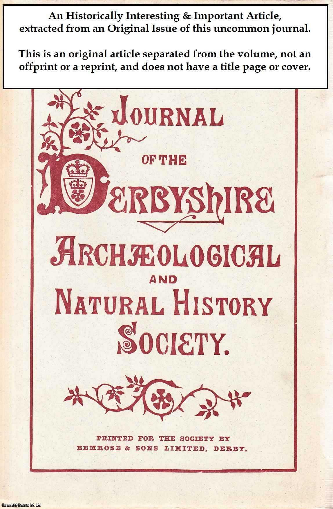 J. Charles Cox - An Alabaster Sculpture. An original article from the Journal of the Derbyshire Archaeological & Natural History Society, 1886.