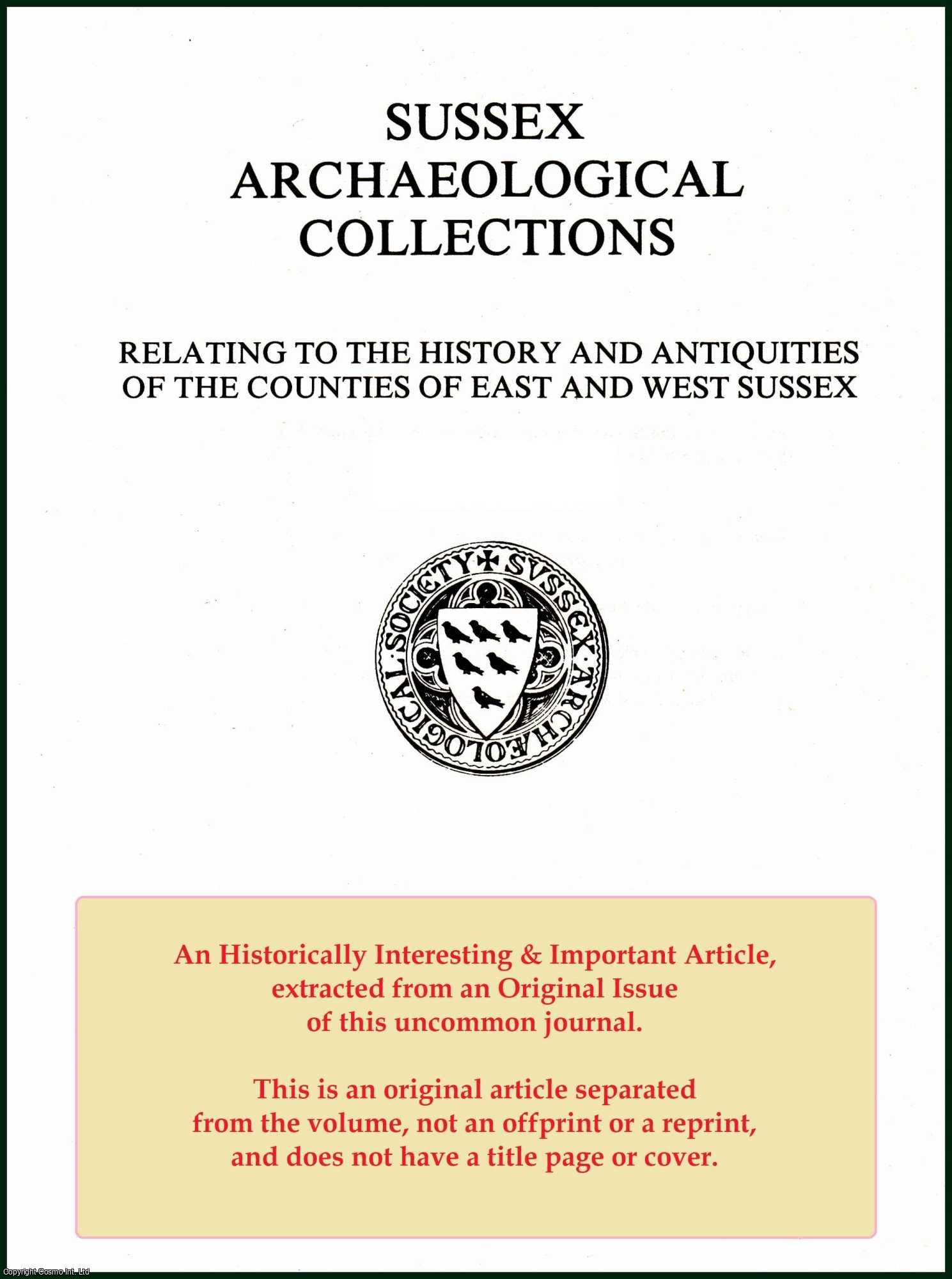 W. Powell Breach - Steyning Marriages, During The Commonwealth, 1653-1658. An original article from the Journal of the Sussex Archaeological Society, 1899.