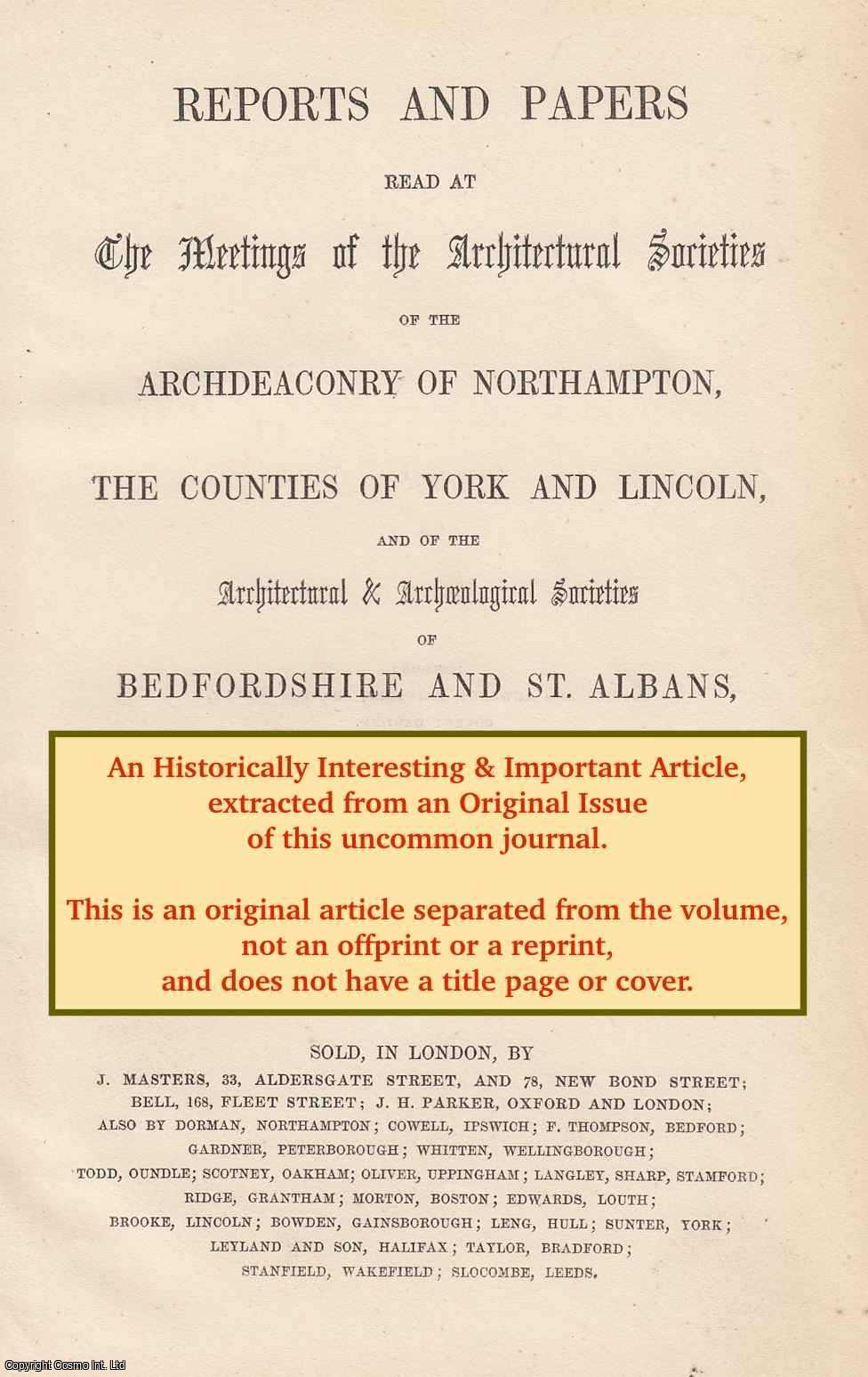 --- - The Canonization of St. Hugh of Lincoln. An original article from Associated Architectural Societies, Reports and Papers, 1956.